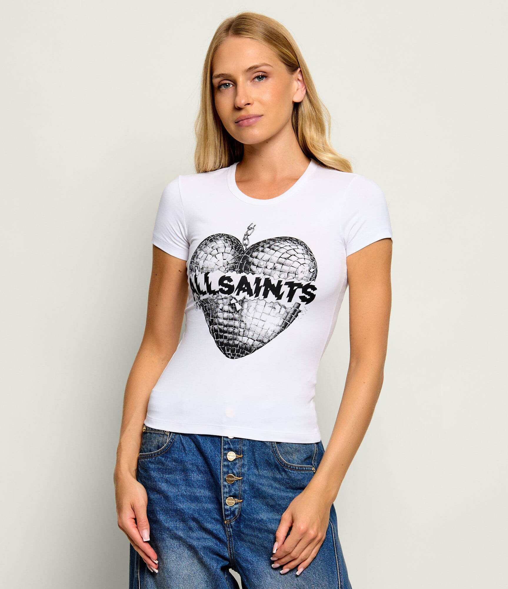 AllSaints Tricou Reflect Stevie | Slim Fit
