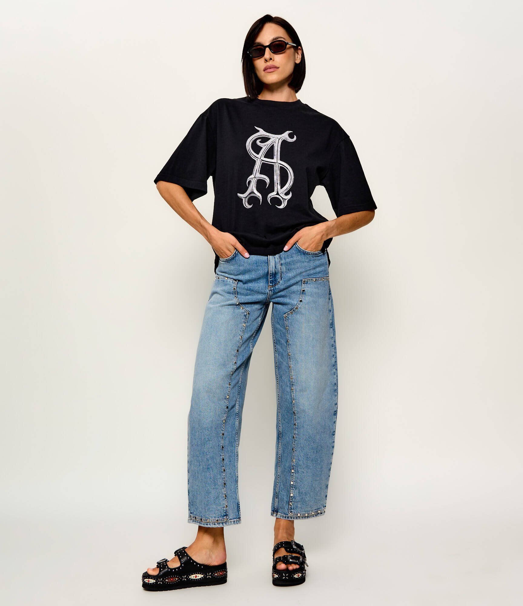 AllSaints Tricou Reflex Amelie | Oversize fit