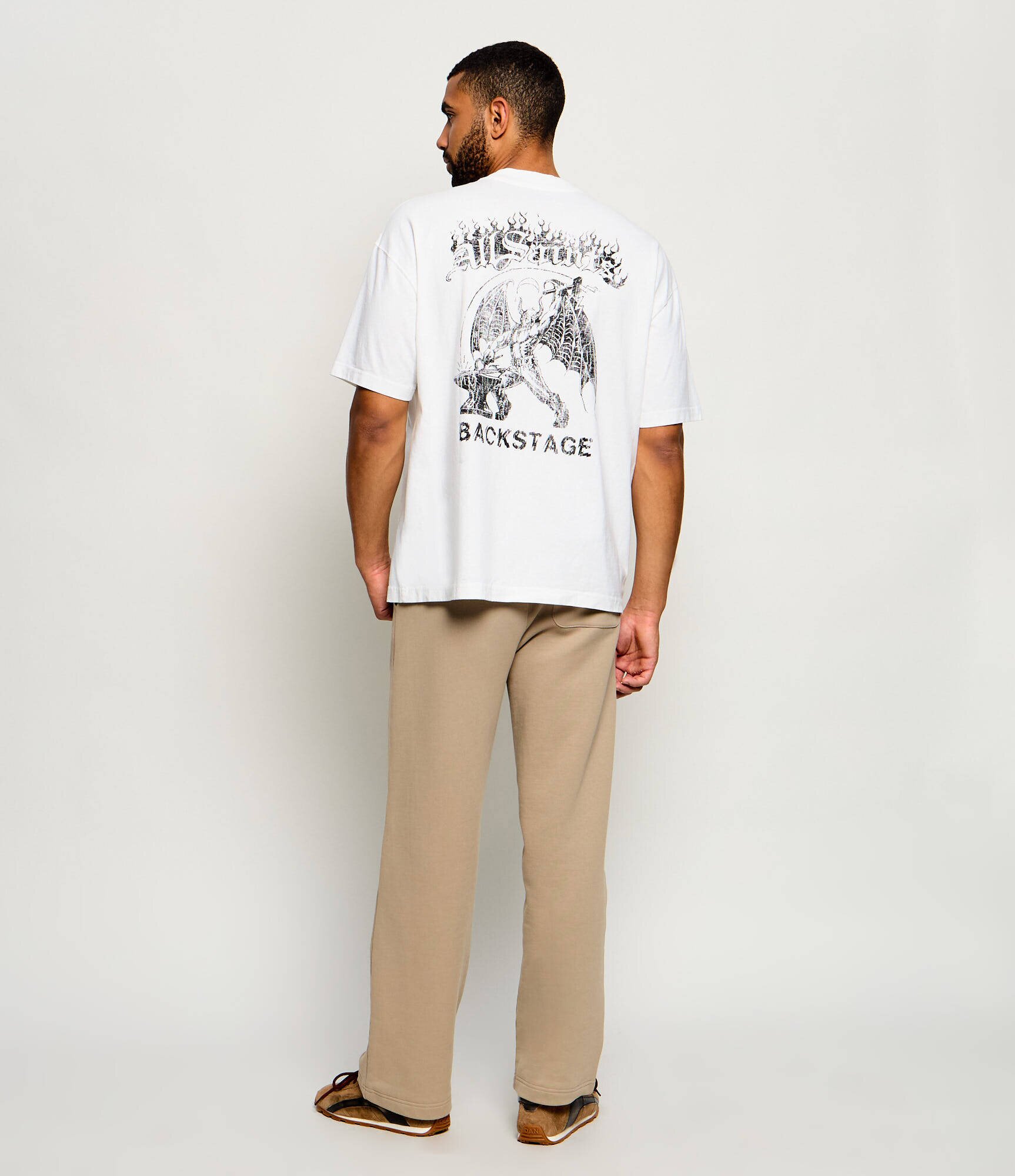 AllSaints Tricou Repeat | Oversize fit