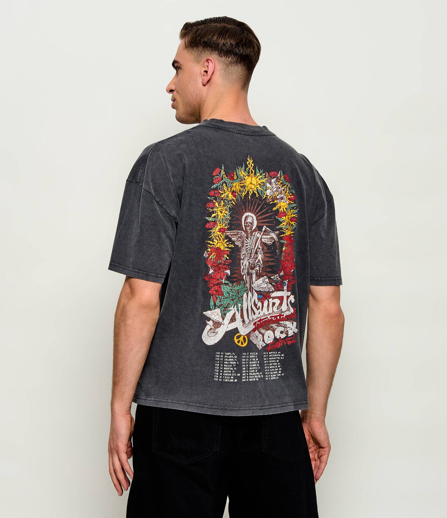AllSaints Tricou ROQUE | Oversize fit