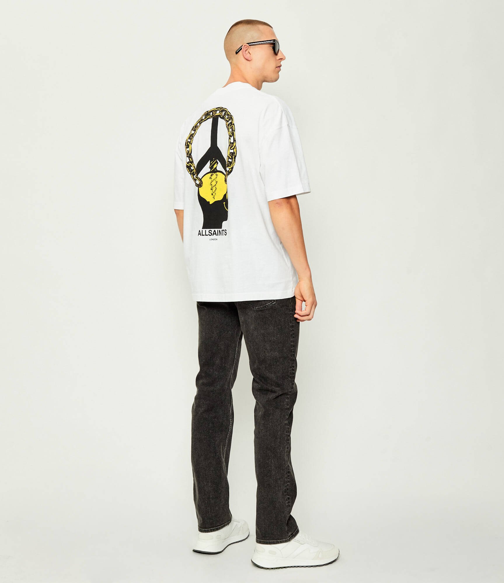 AllSaints Tricou SCREWED | Oversize fit