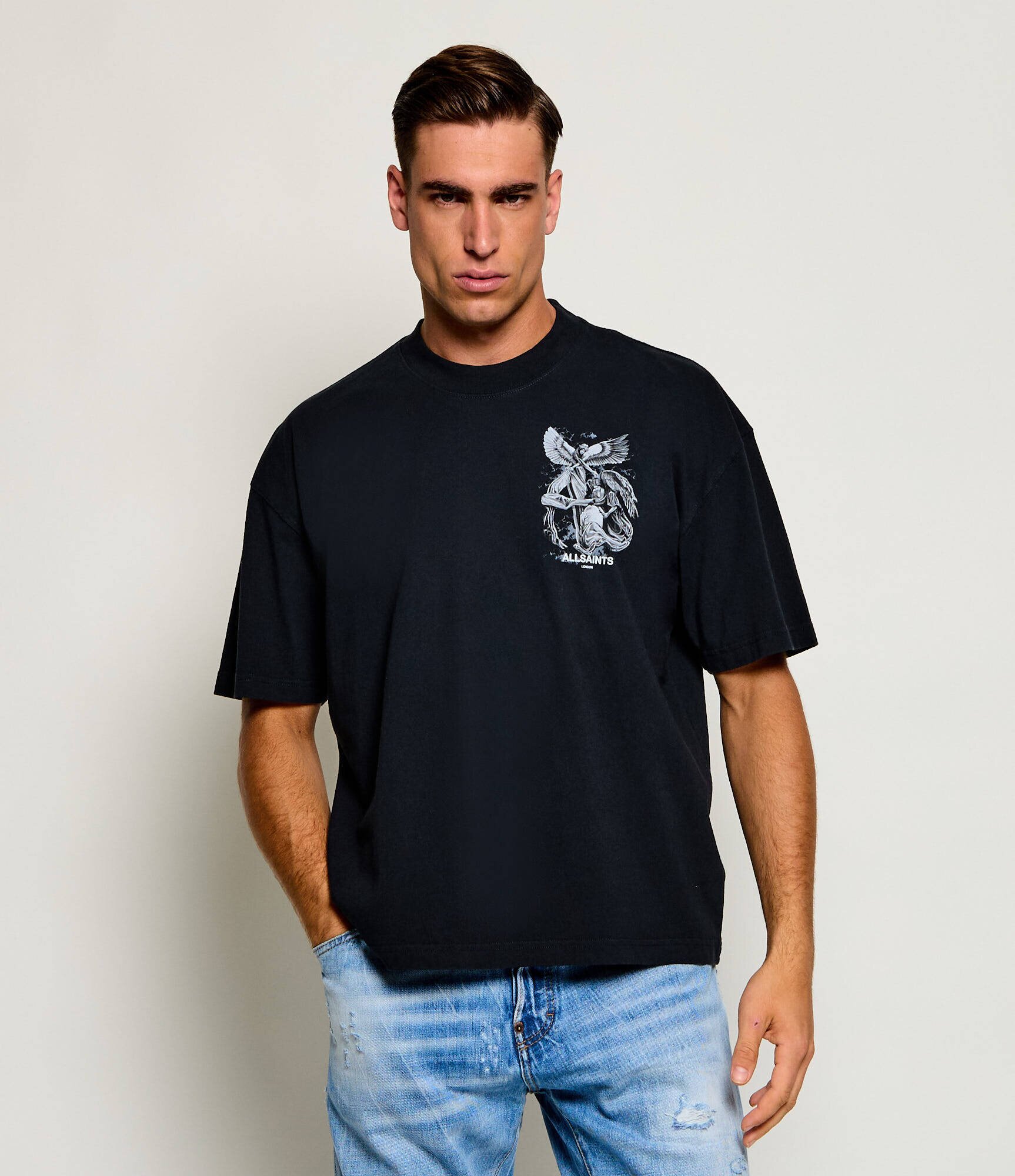 AllSaints Tricou Seraph | Relaxed fit