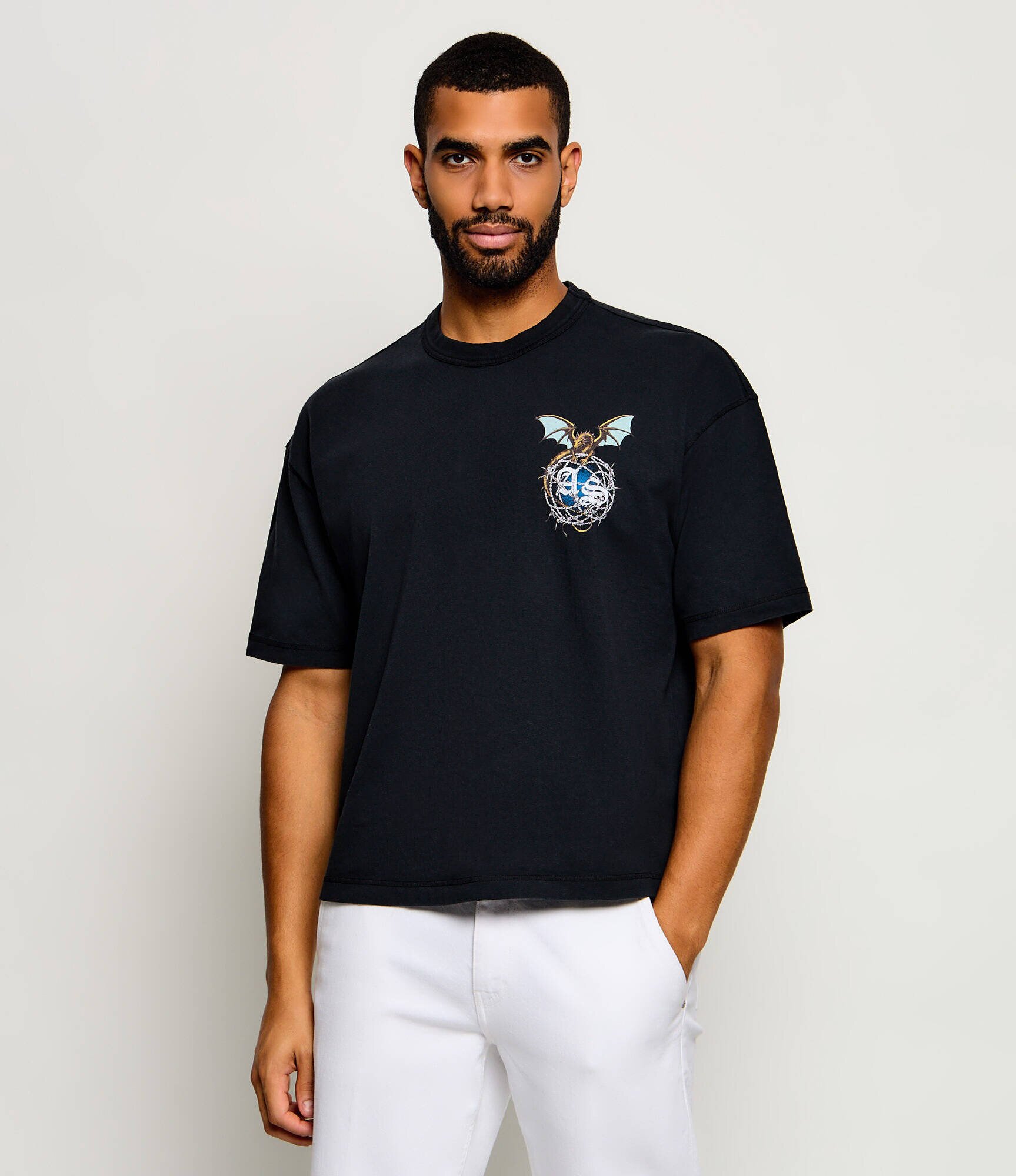 AllSaints Tricou Wyvern | Loose fit