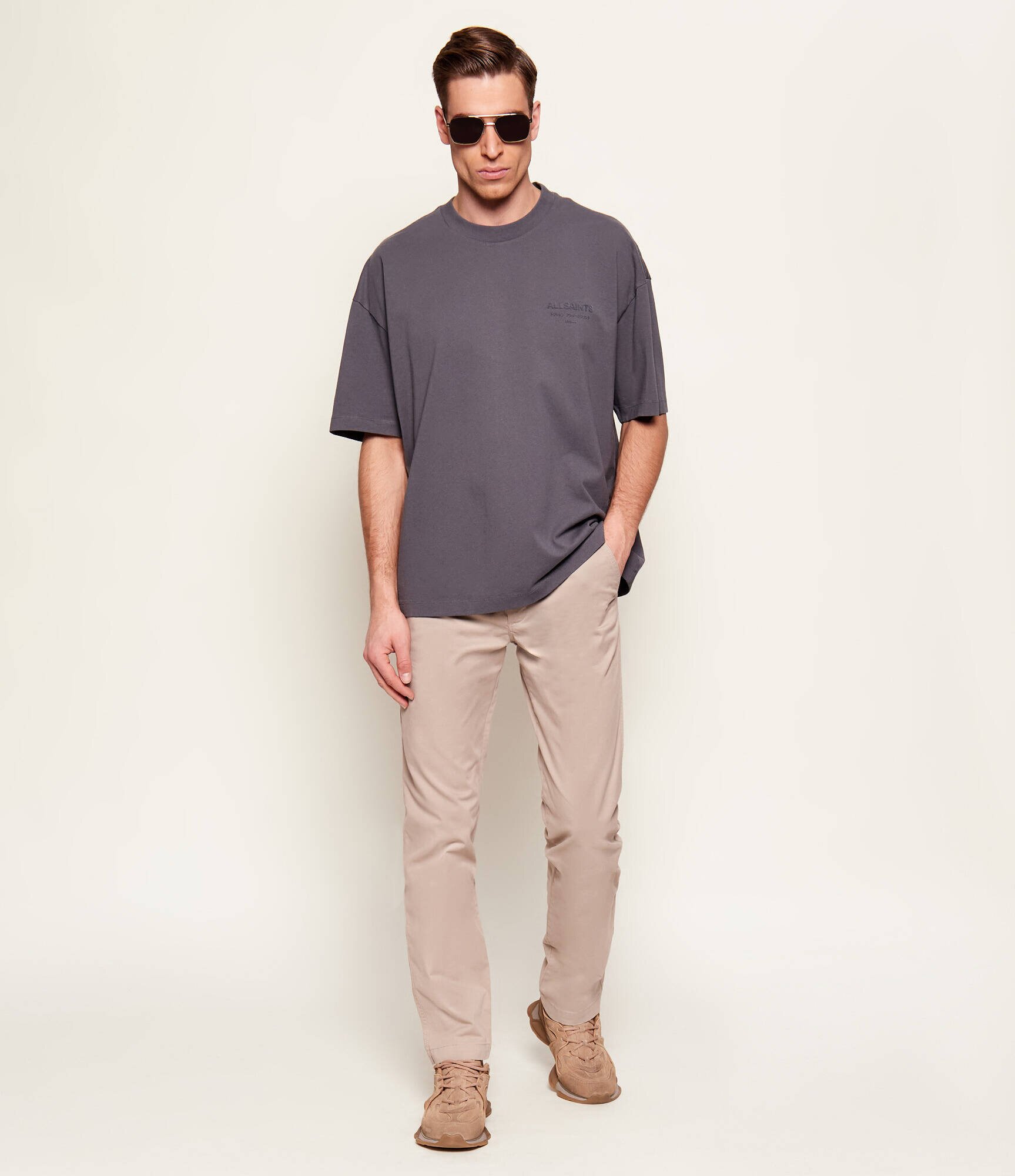 AllSaints Tricou XANDER | Oversize fit