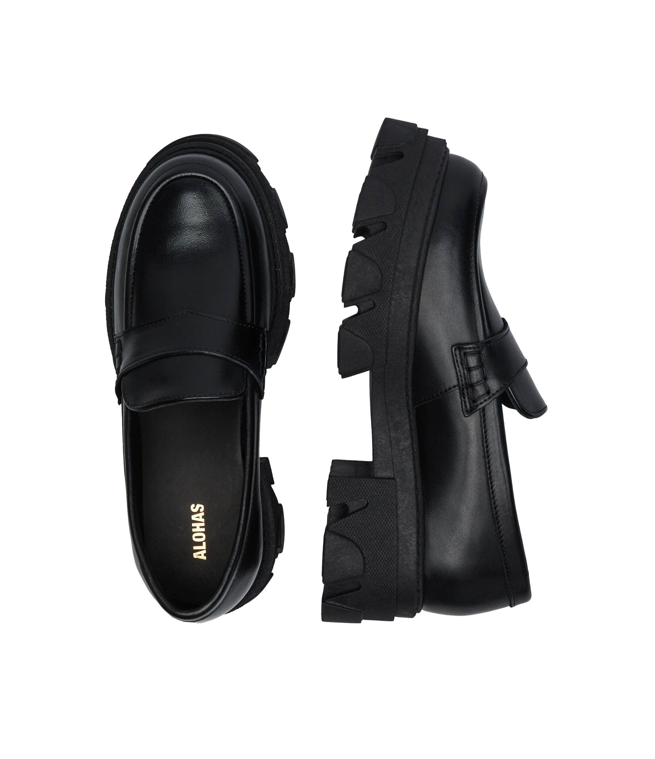 Alohas De piele mocasini