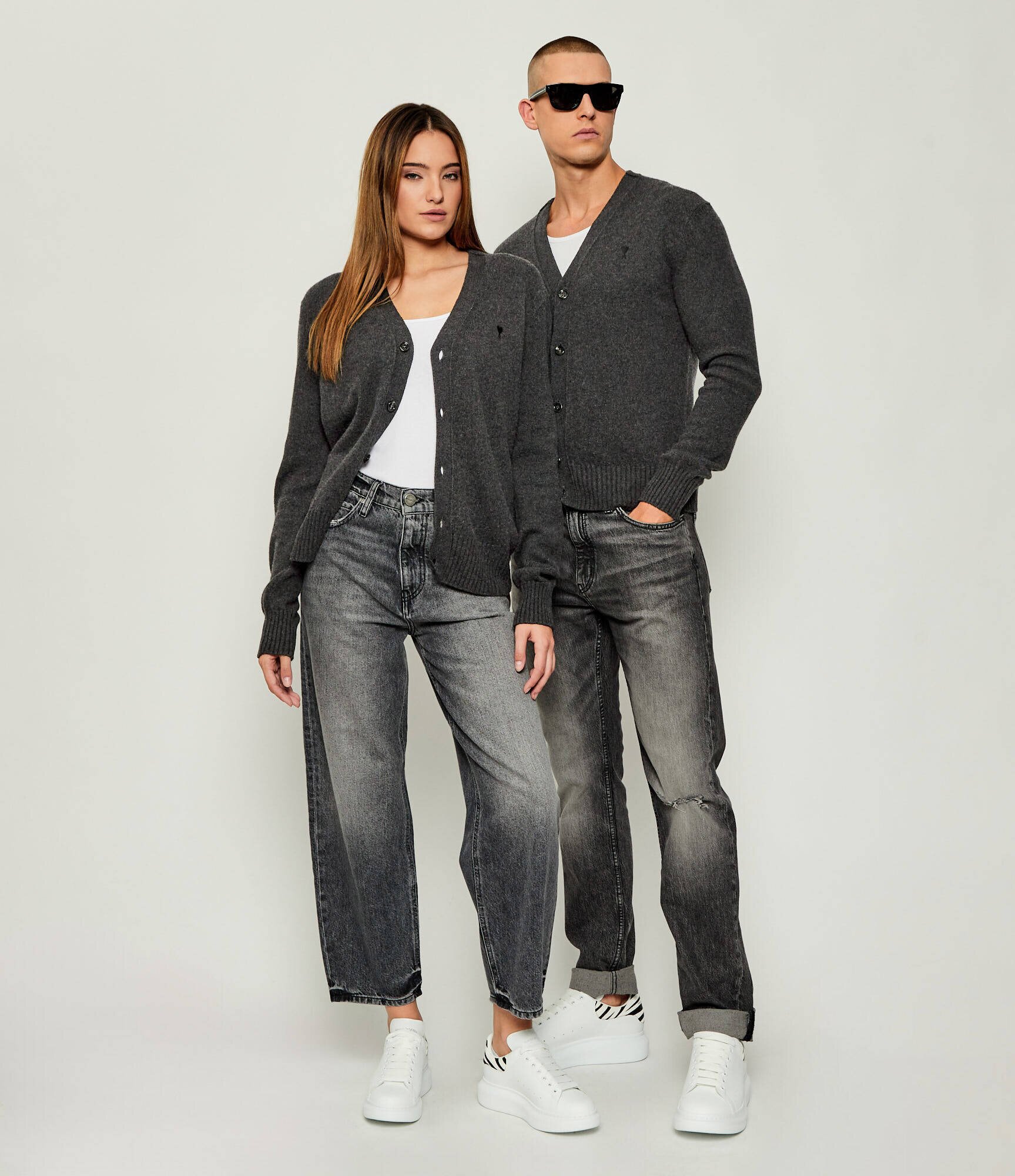 AMI Paris De cașmir cardigan | regular fit cu adaos de lână