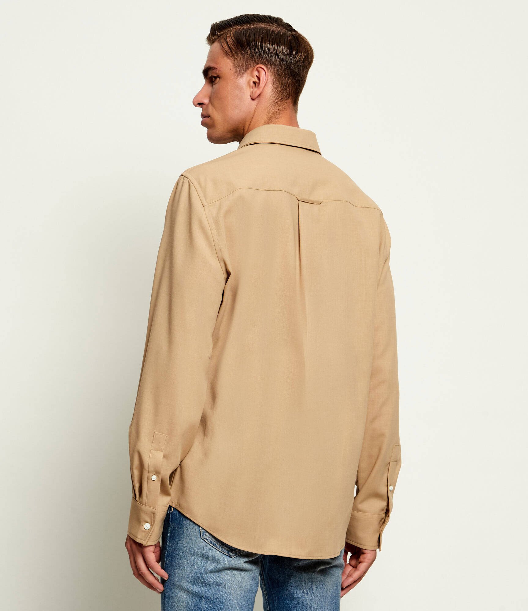 AMI Paris De lână cămașă | Classic fit