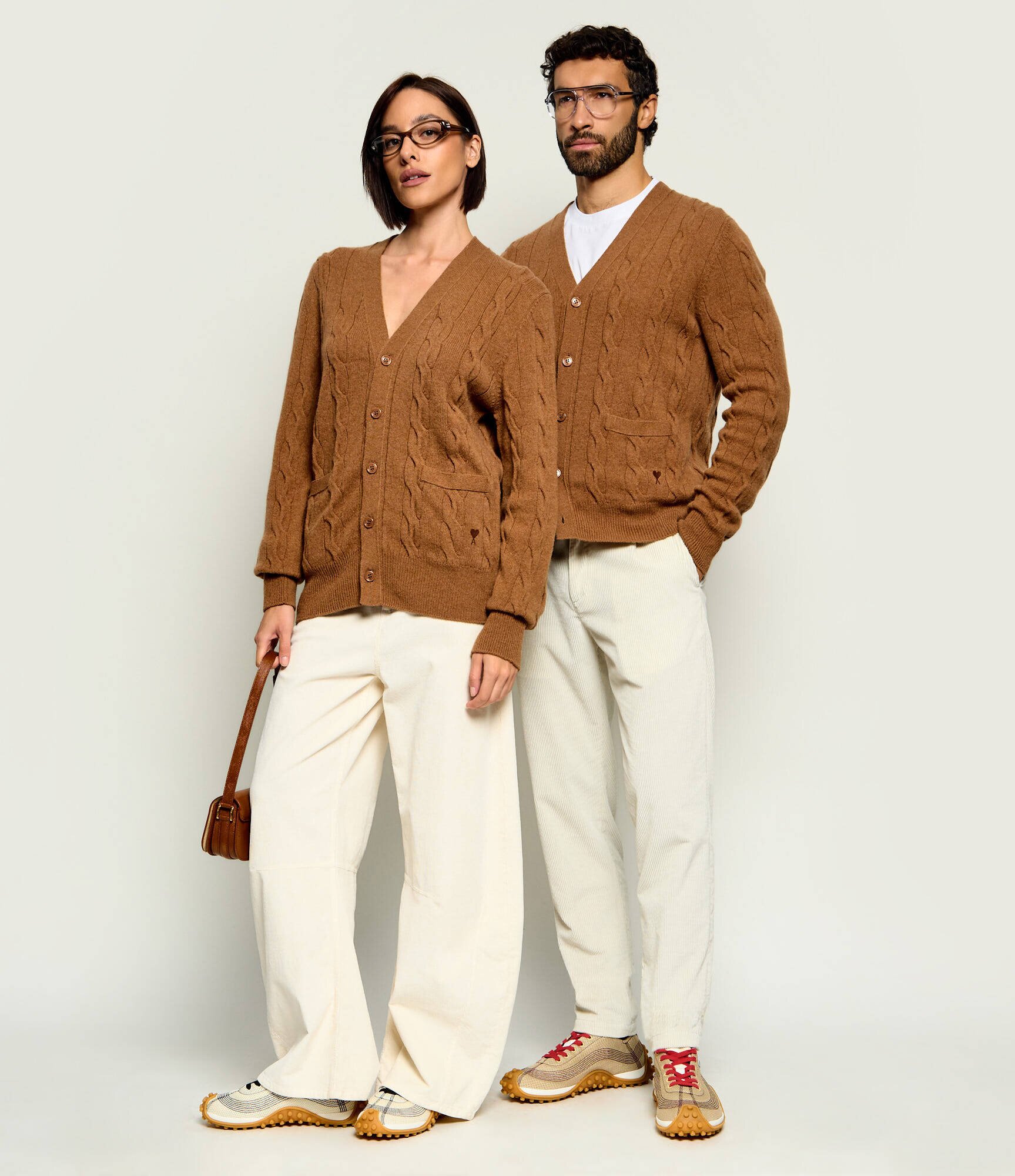 AMI Paris De lână cardigan | Classic fit