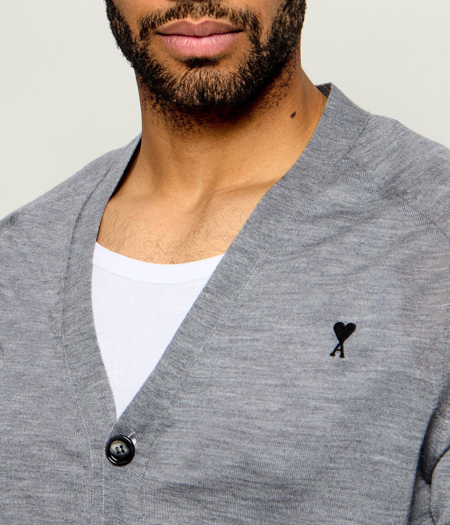 AMI Paris De lână cardigan | regular fit