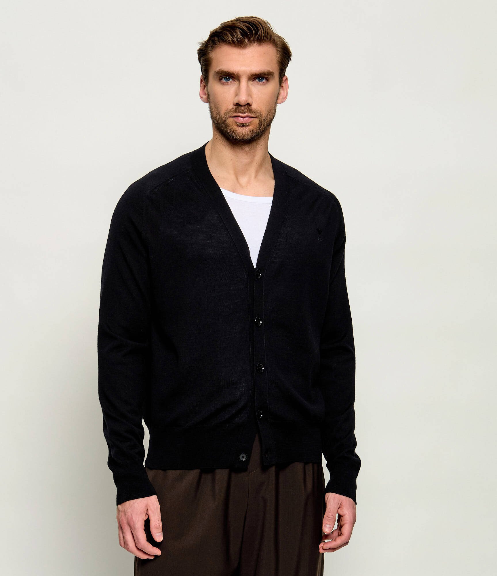 AMI Paris De lână cardigan | regular fit