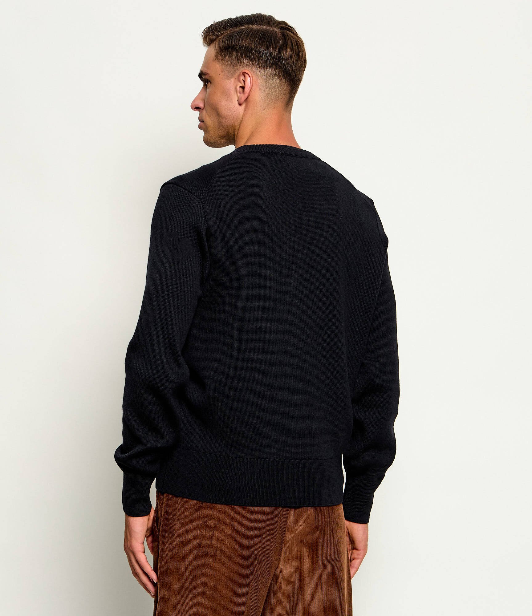 AMI Paris De lână cardigan | Slim Fit