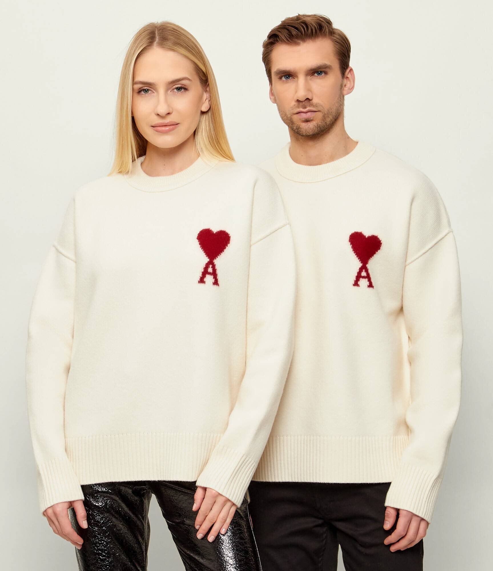 AMI Paris De lână pulover | Relaxed fit