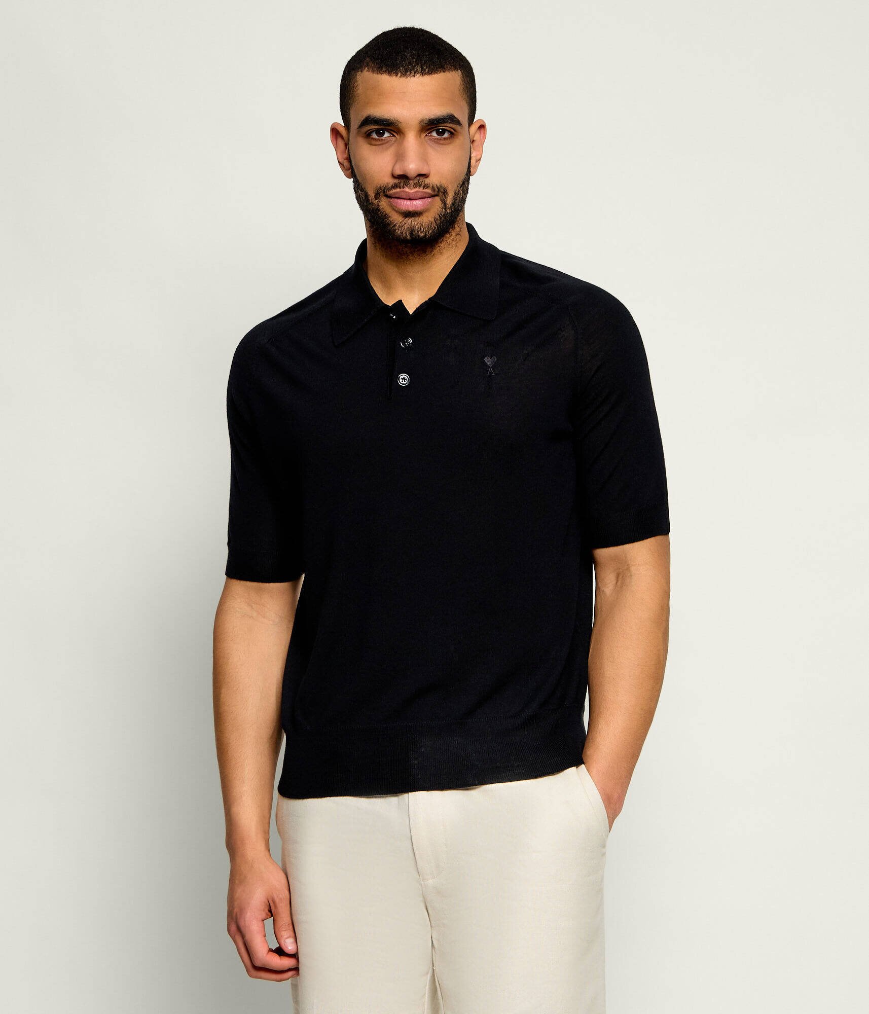 AMI Paris De lână pulover | Slim Fit
