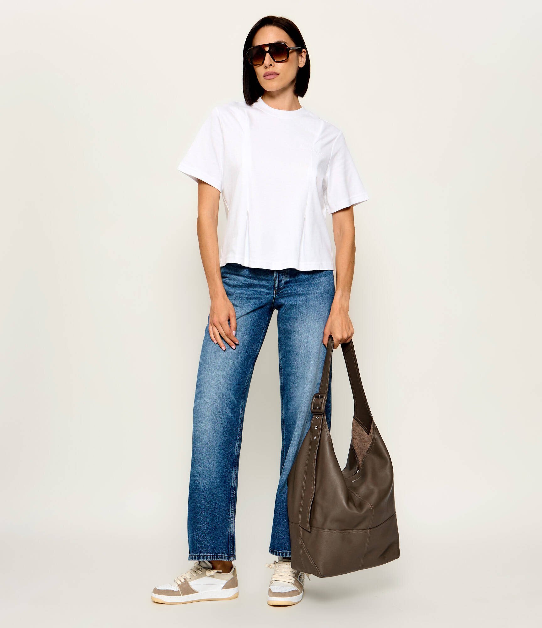 AMI Paris De piele geantă shopper Etienne