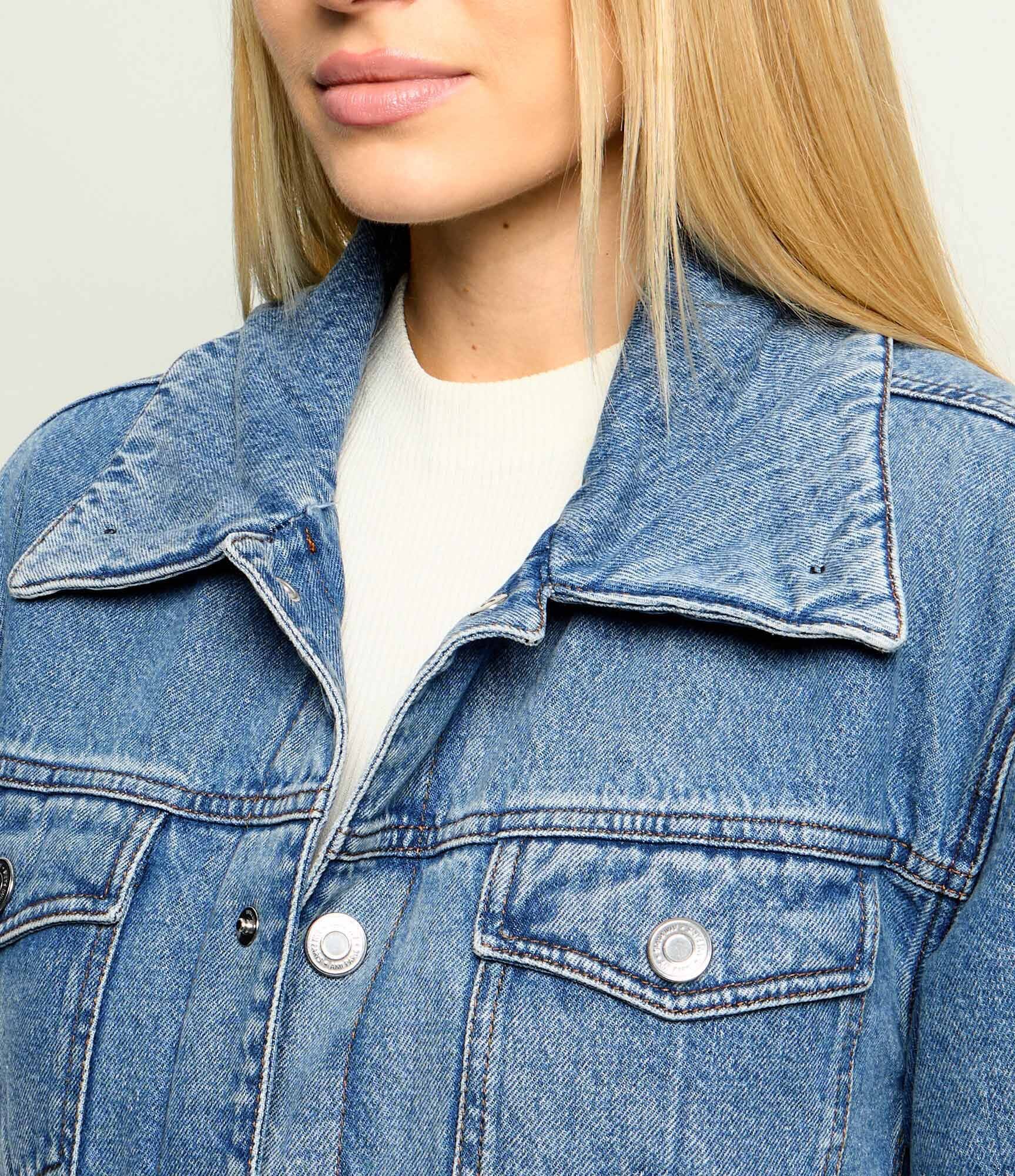 AMI Paris Geacă de blug cu adaos de lână | Classic fit | shearling