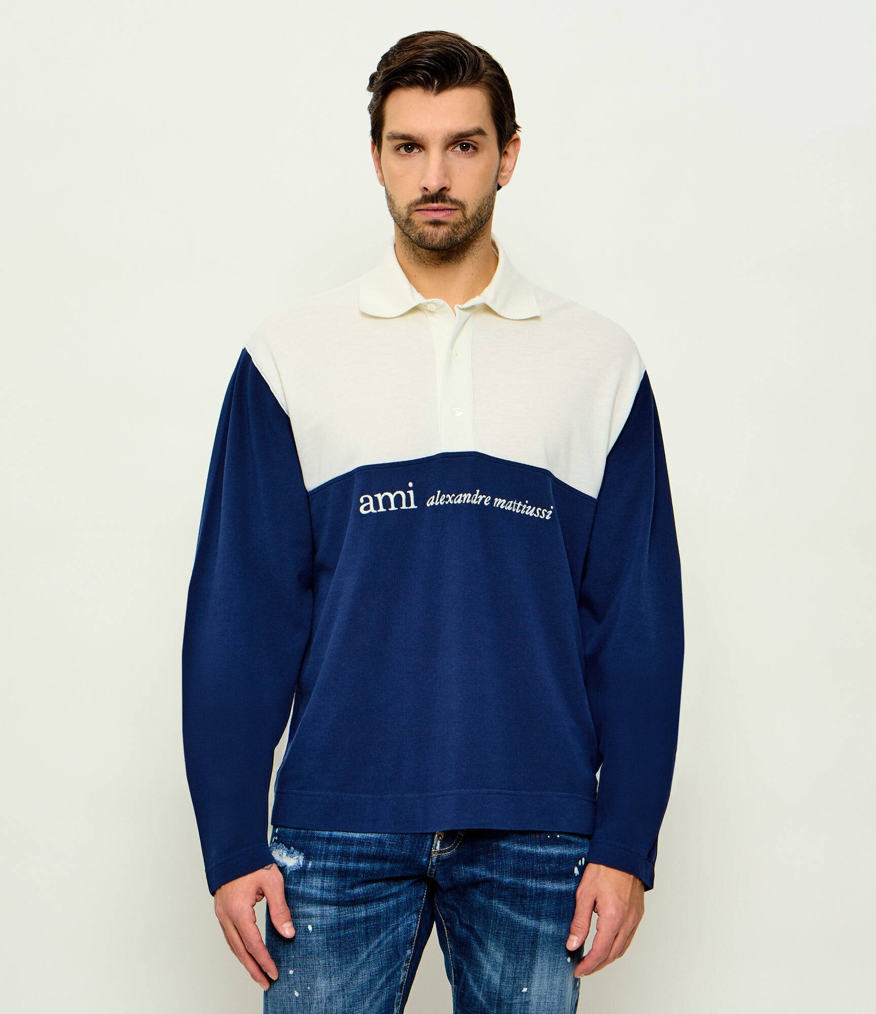AMI Paris Polo | Ami x Alexandre Mattiussi | Relaxed fit
