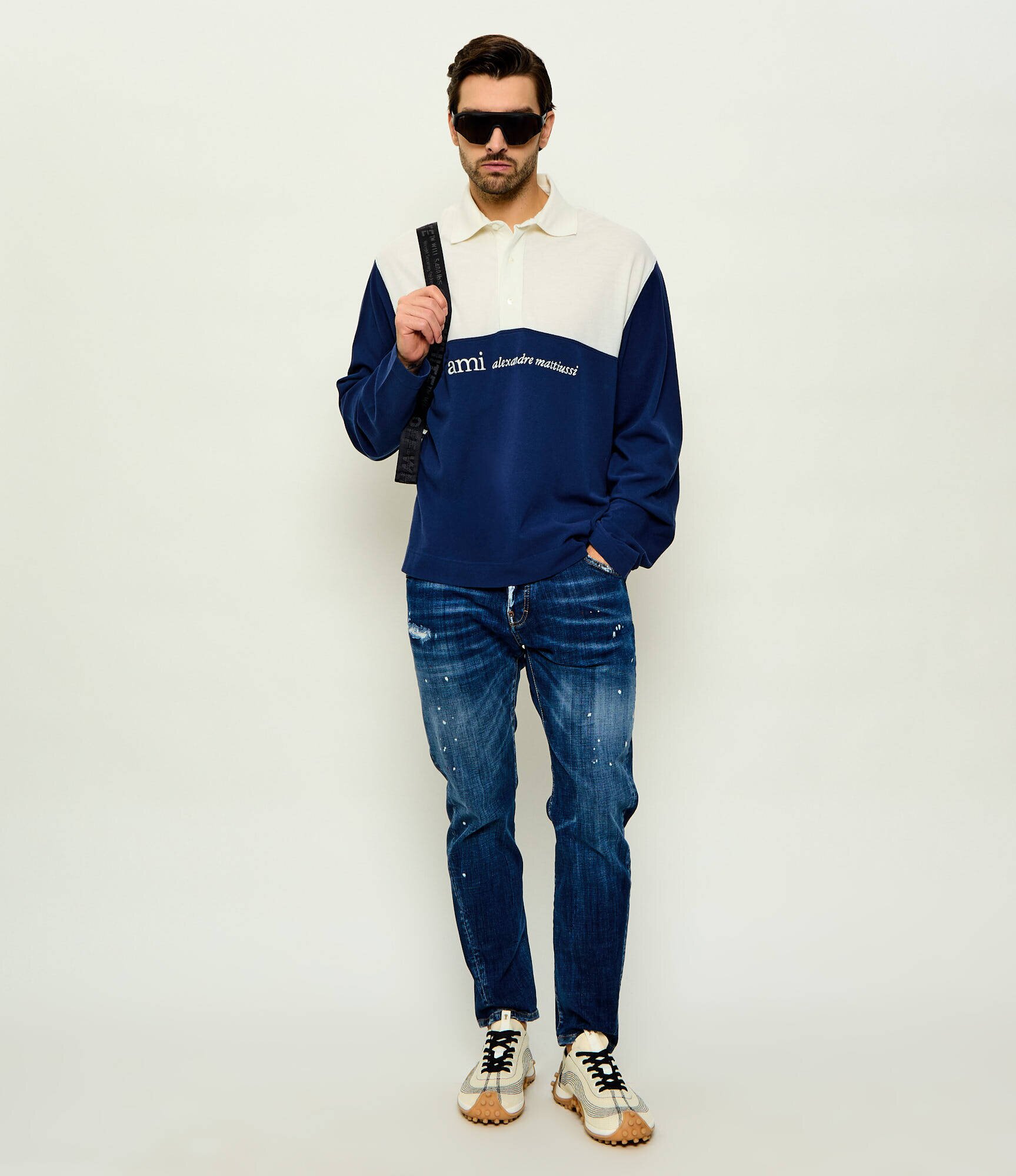 AMI Paris Polo | Ami x Alexandre Mattiussi | Relaxed fit