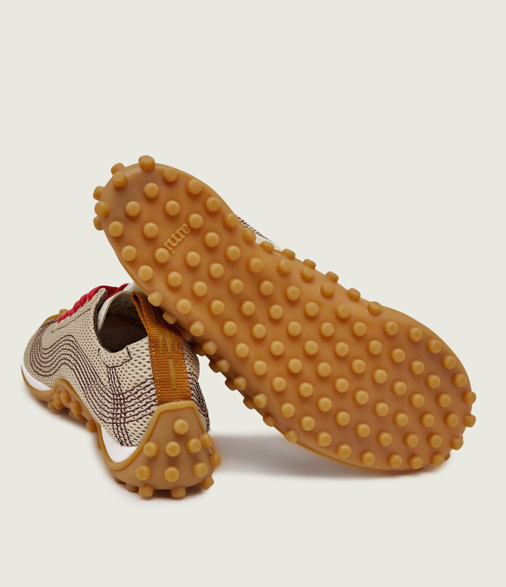 AMI Paris Sneakers Mirage cu adaos de piele
