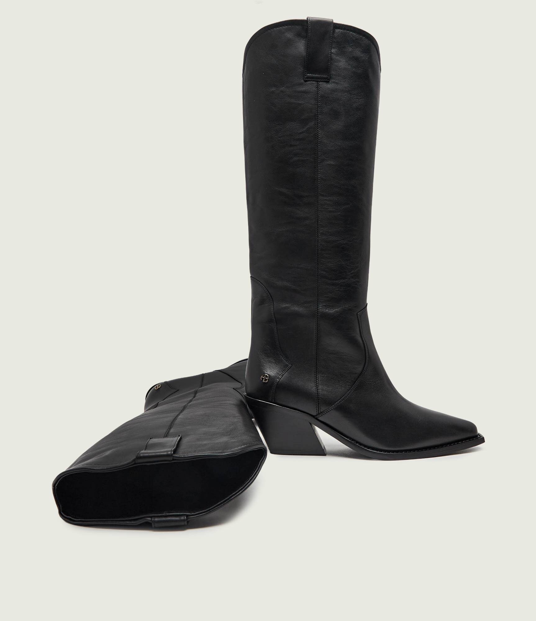 Anine Bing De piele cizme cowboy Tania