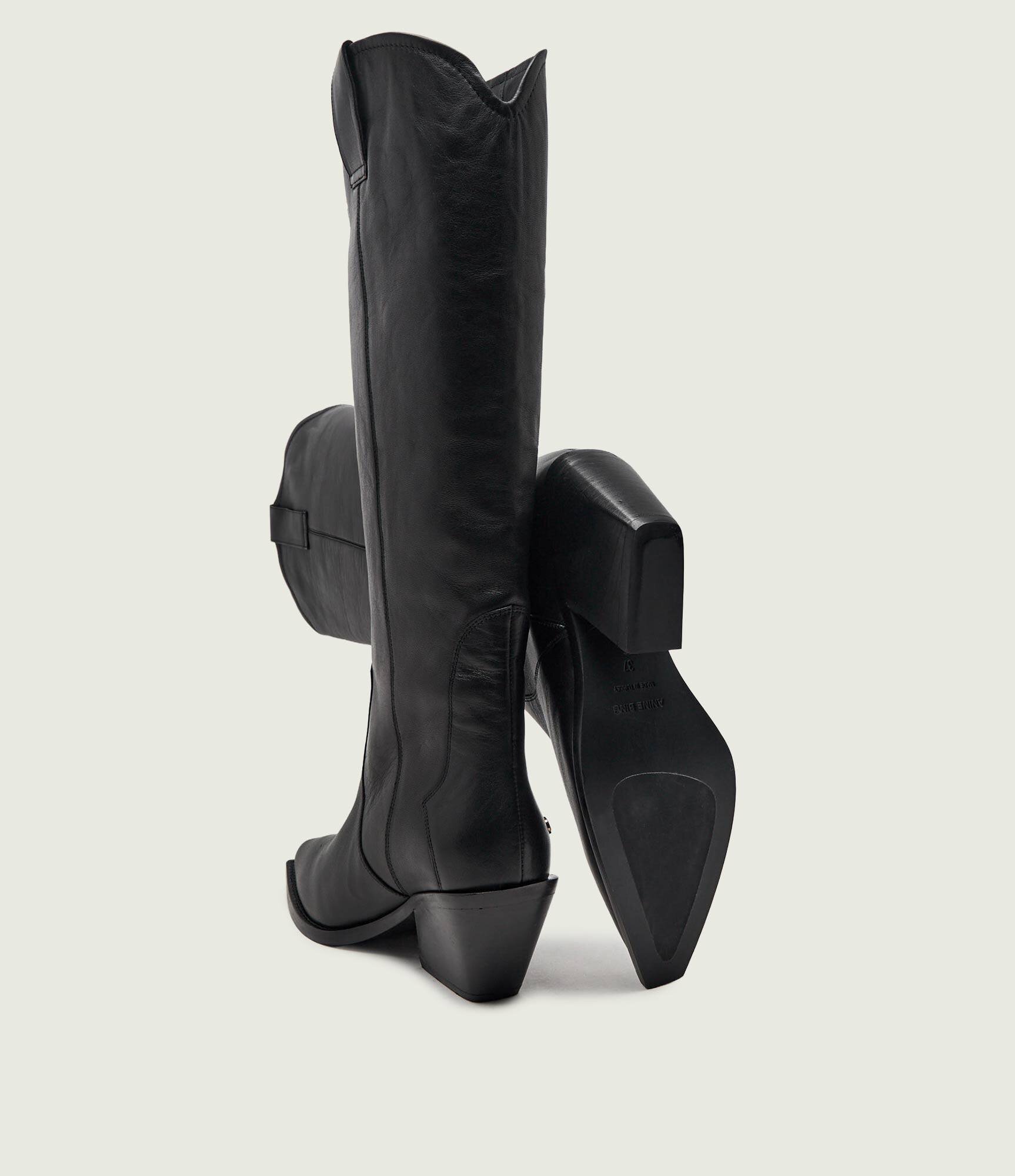 Anine Bing De piele cizme cowboy Tania