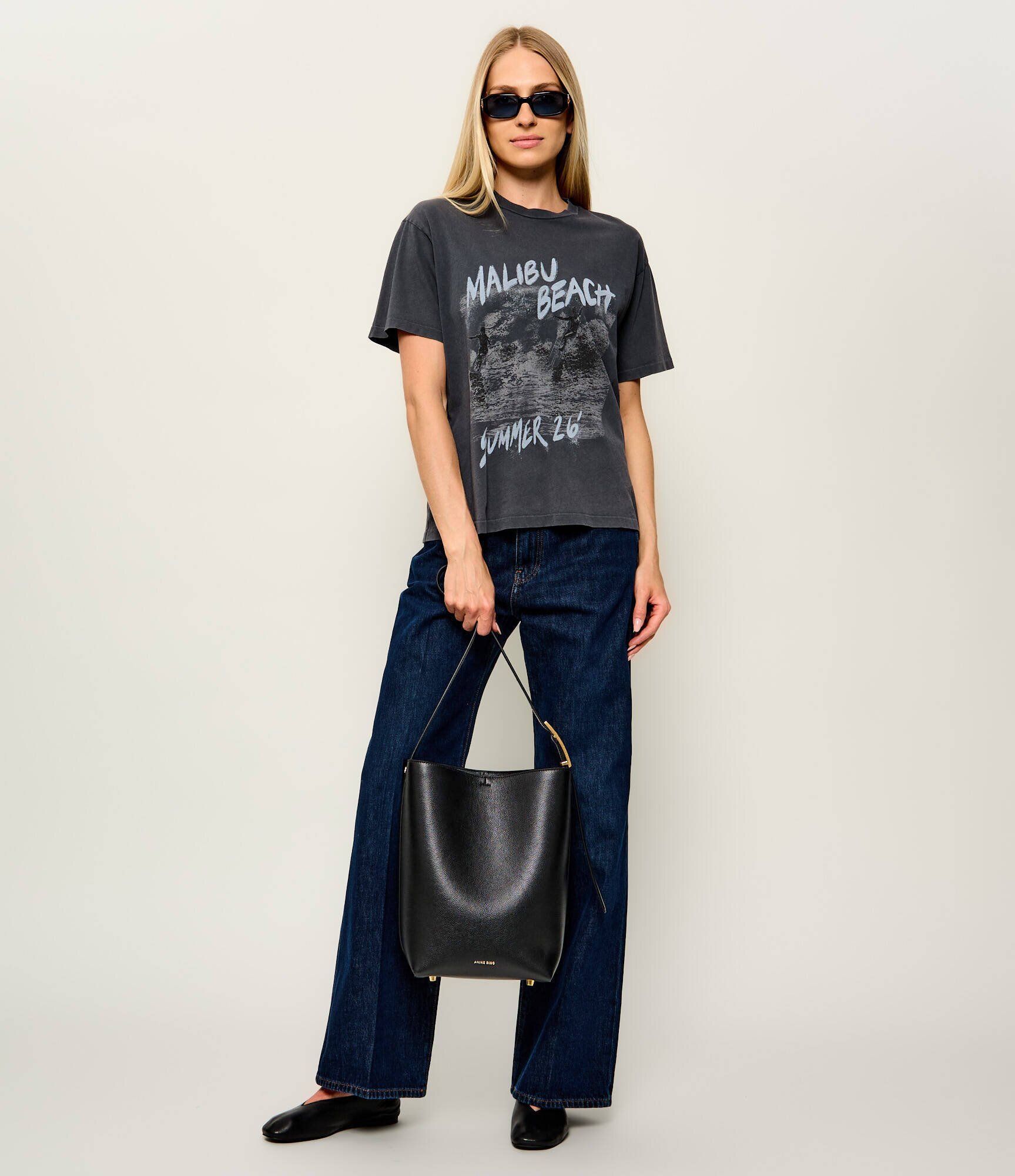 Anine Bing De piele geantă shopper Elly