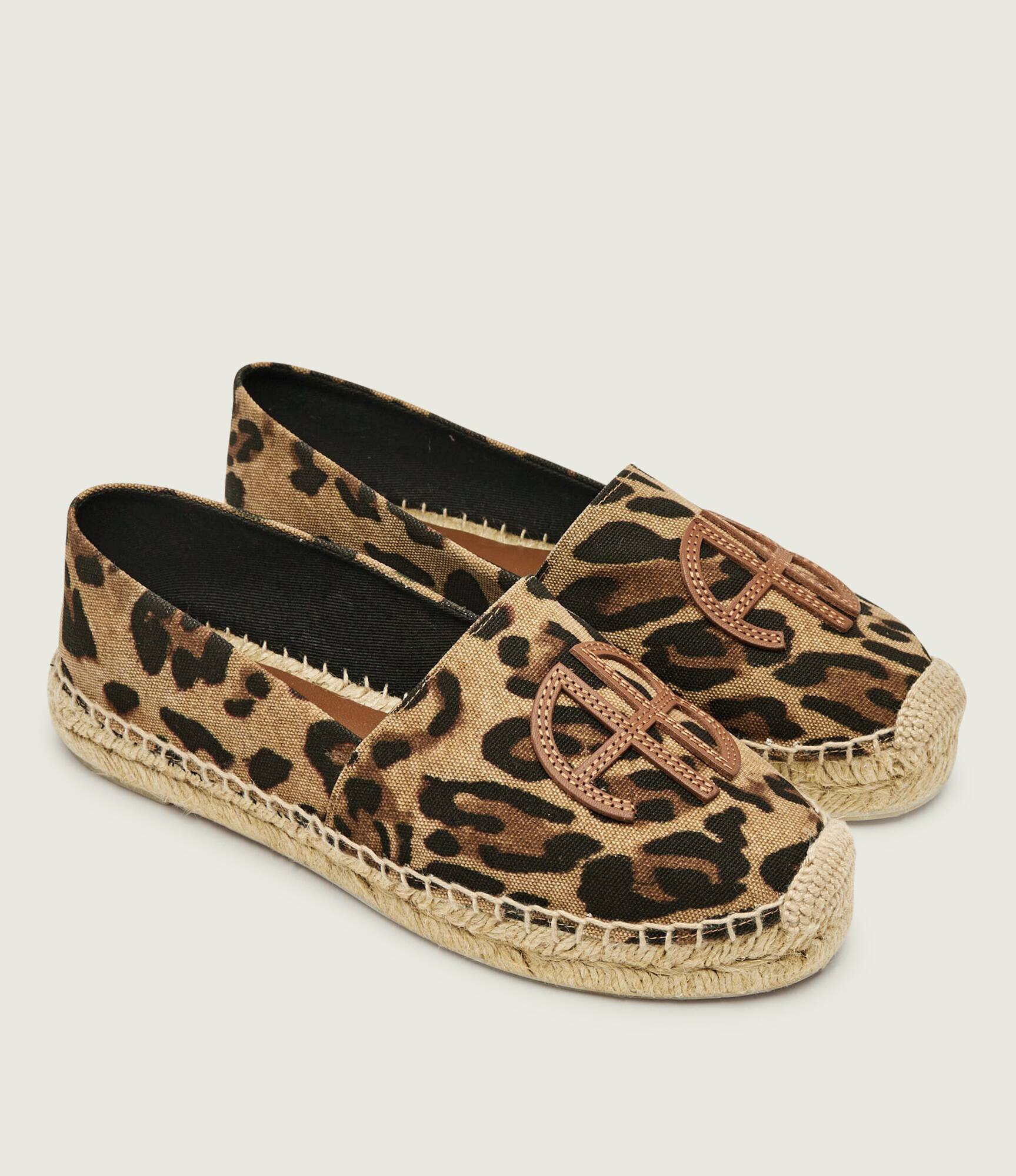 Anine Bing Espadrile PALOMA cu adaos de piele