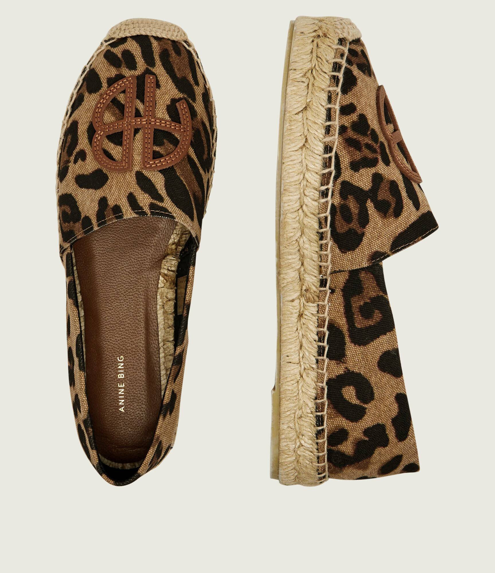 Anine Bing Espadrile PALOMA cu adaos de piele