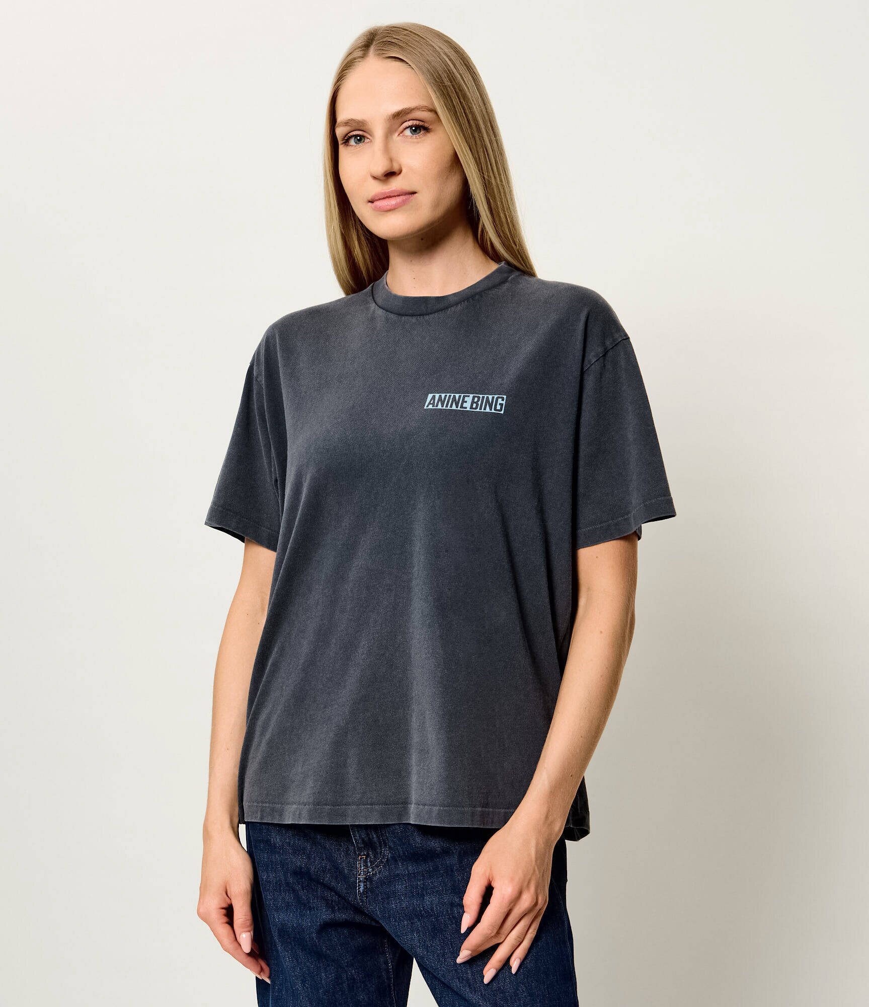 Anine Bing Tricou Cade Palm | Relaxed fit