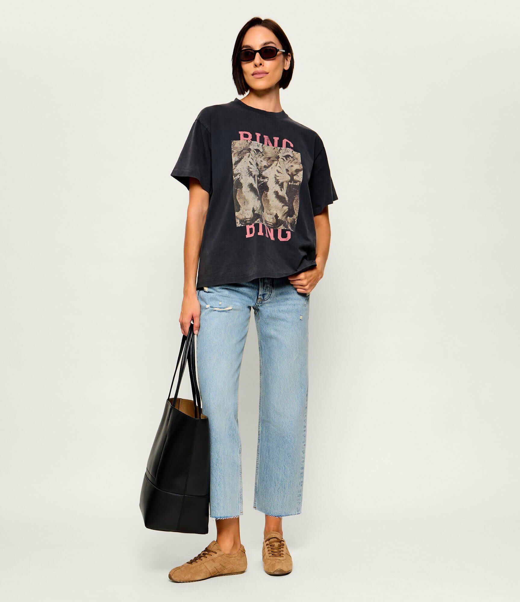 Anine Bing Tricou Cade Tiger | Relaxed fit