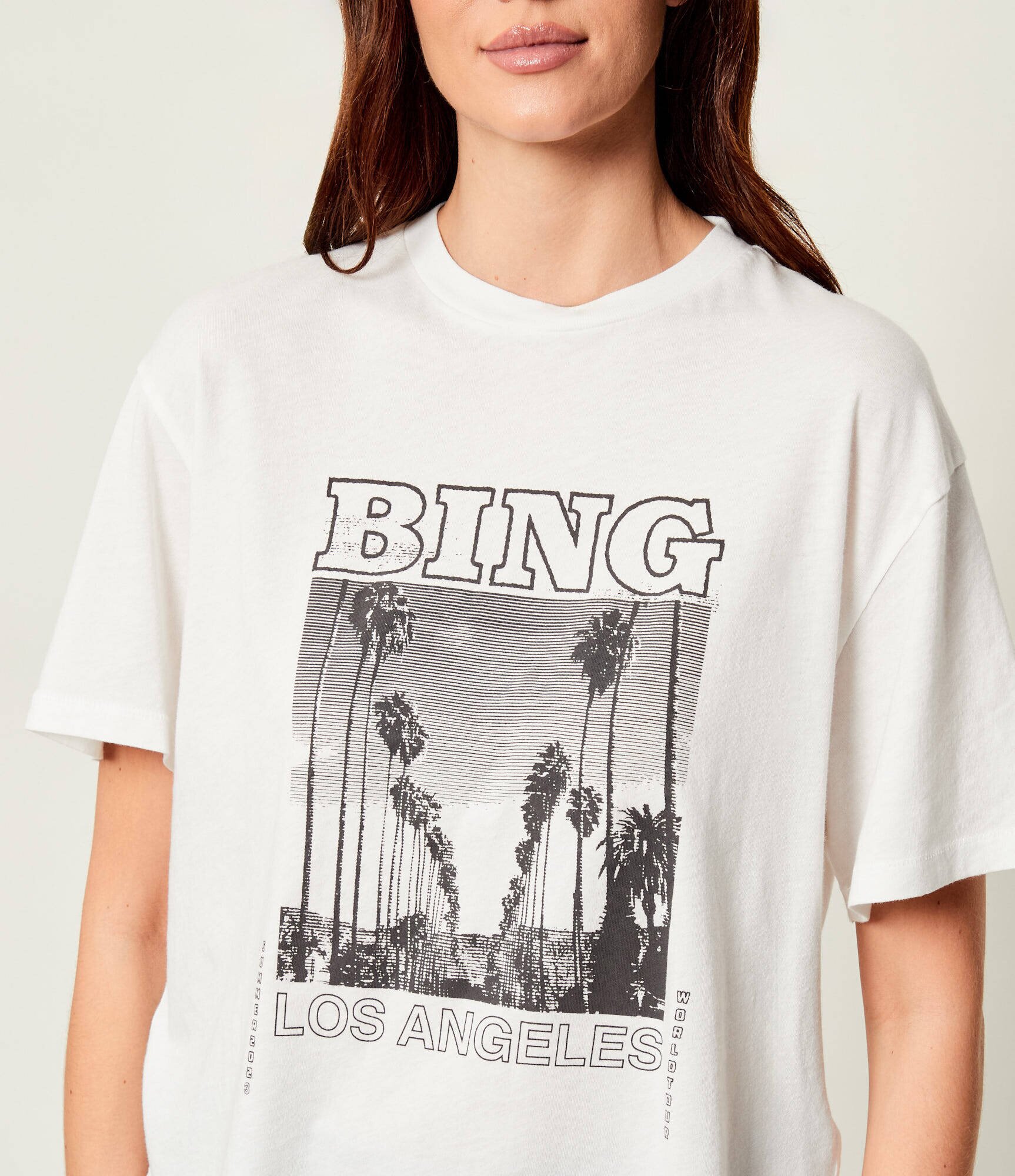 Anine Bing Tricou LOUIS TEE BING TOUR | Relaxed fit