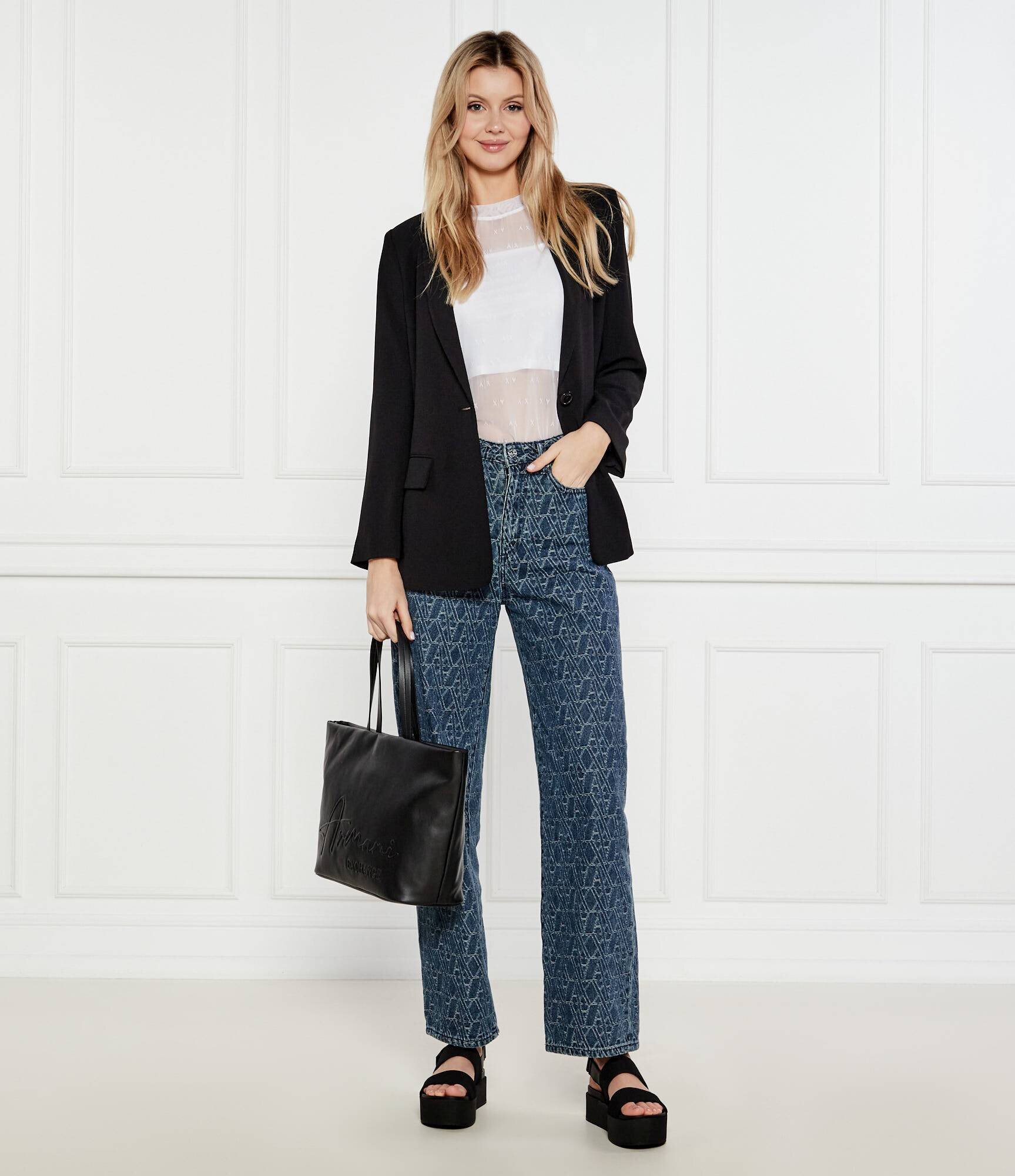 Armani Exchange Bluză | Relaxed fit