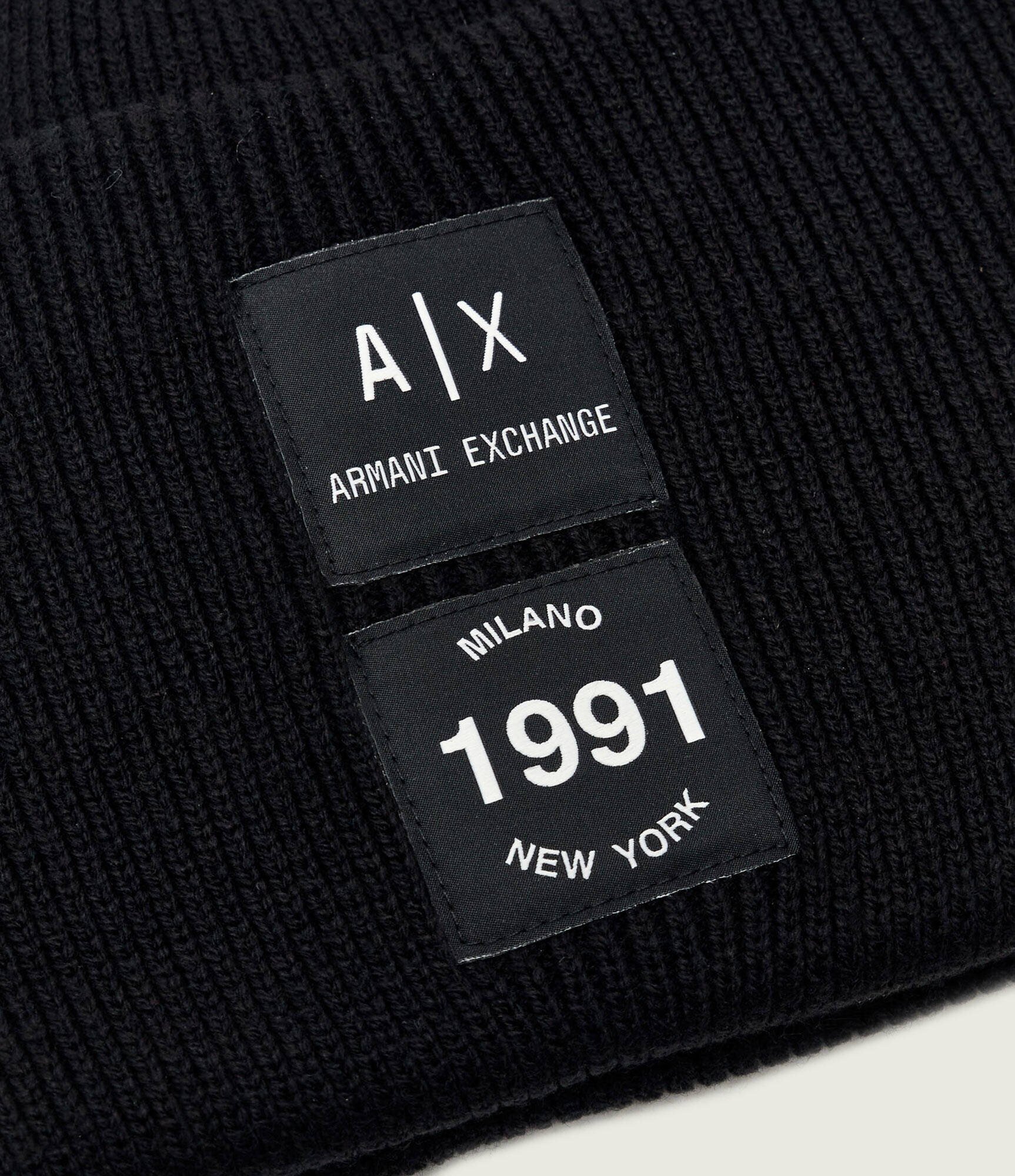 Armani Exchange Căciulă cu adaos de lână