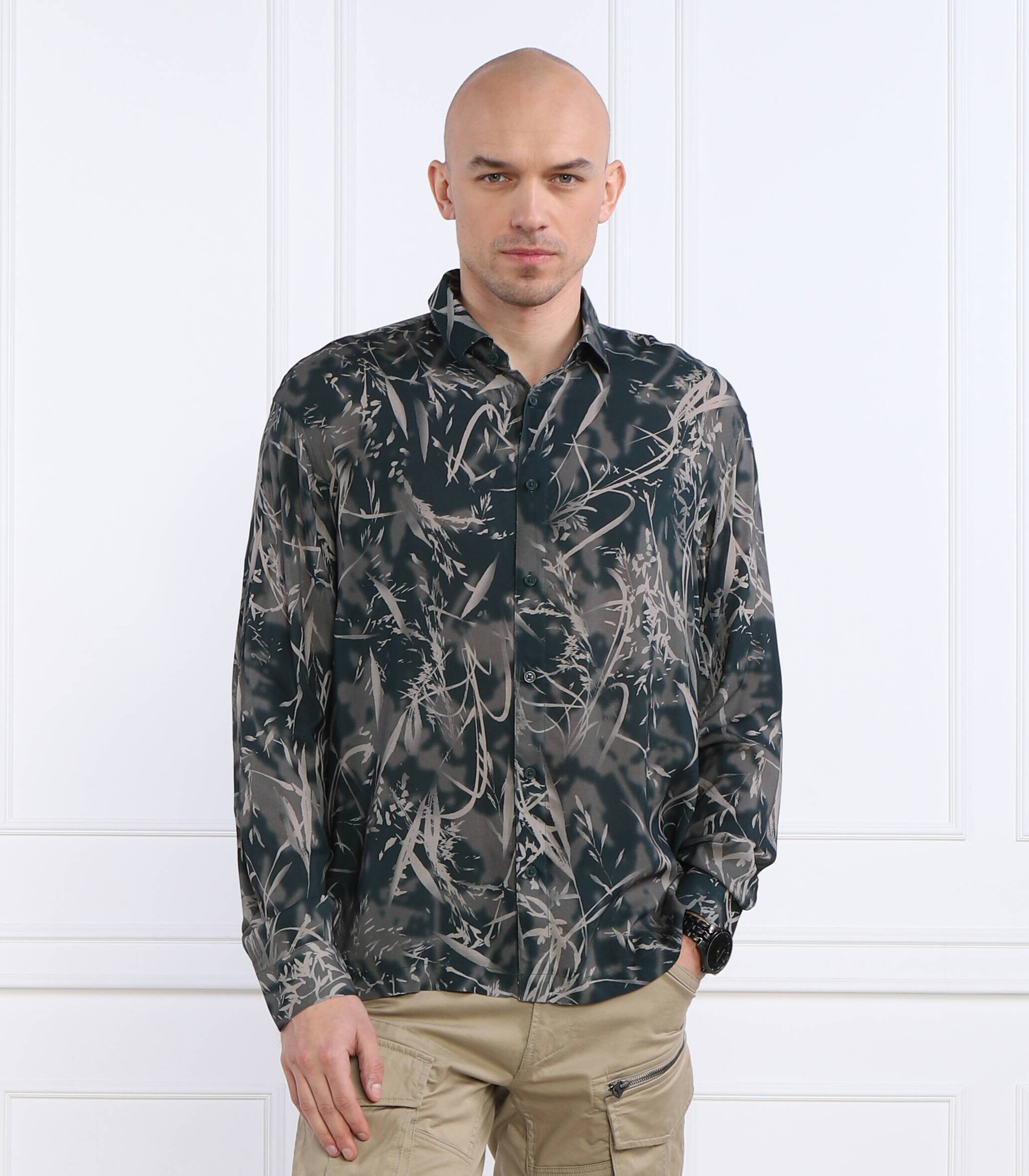 Armani Exchange Cămașă | Loose fit