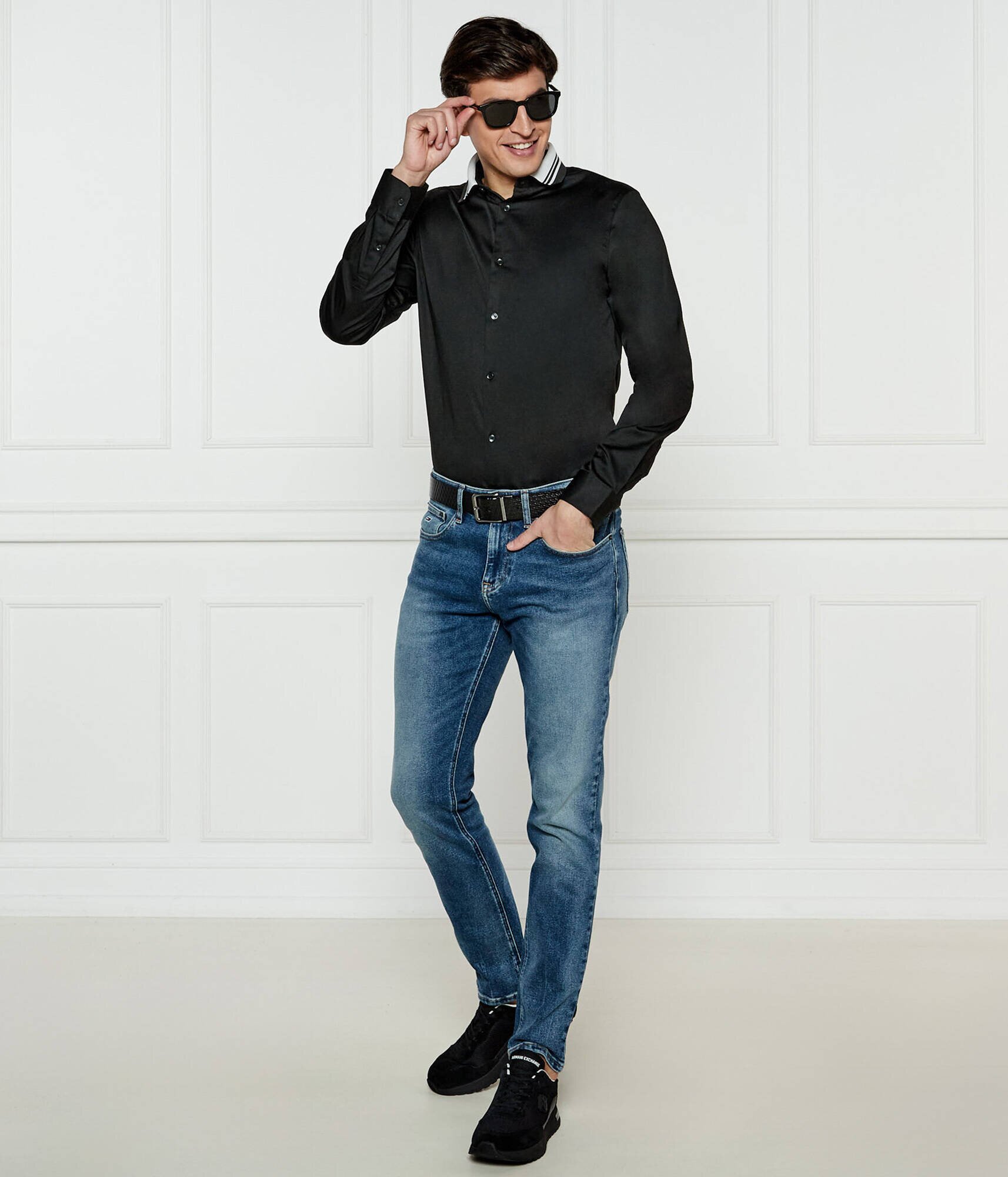 Armani Exchange Cămașă | Slim Fit