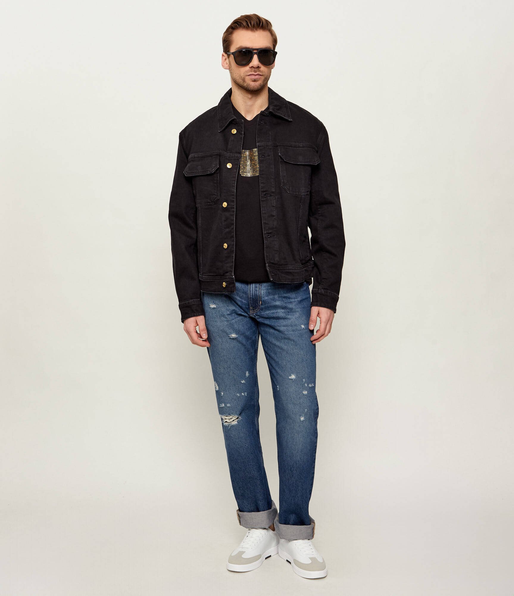 Armani Exchange De blugi geacă | Relaxed fit