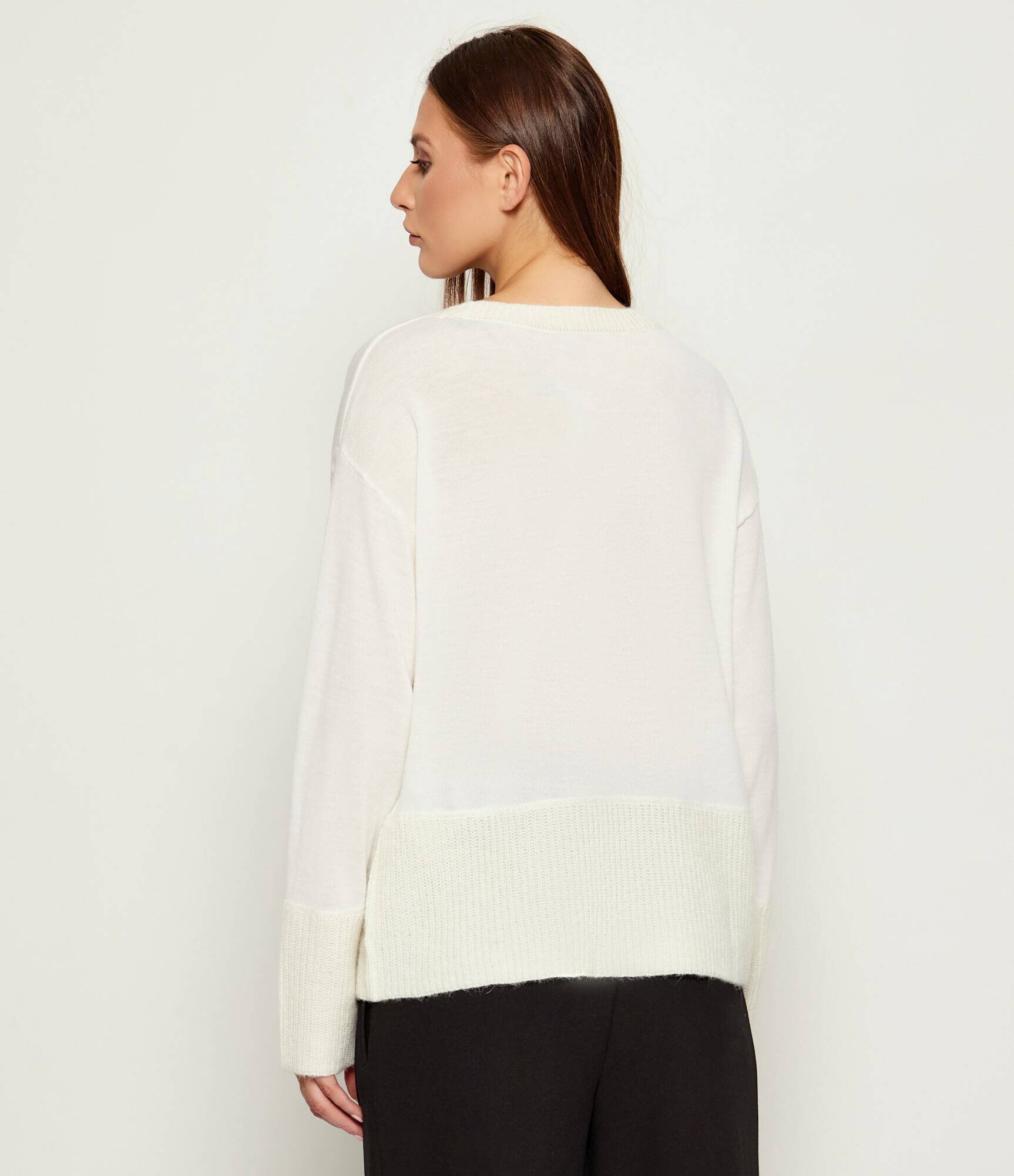 Armani Exchange De lână pulover | Relaxed fit