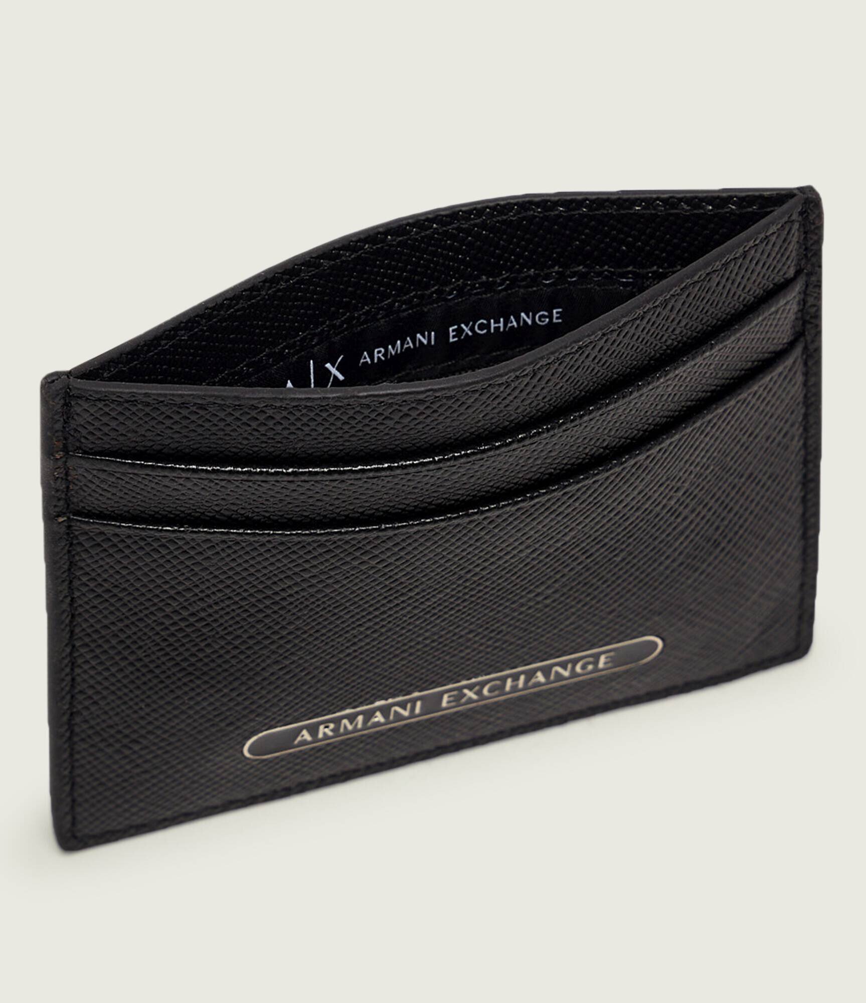 Armani Exchange De piele husă pentru carduri