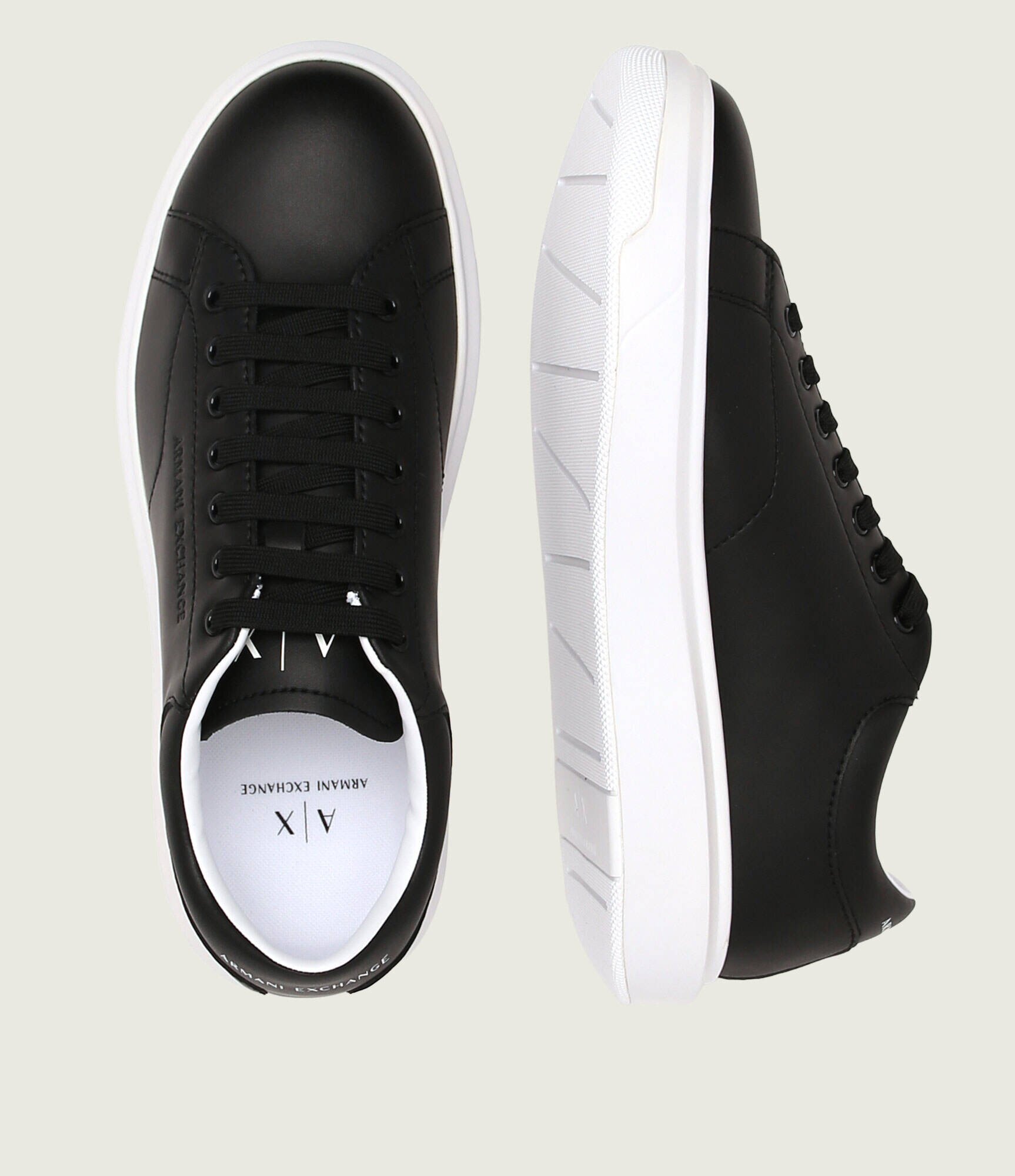 Armani Exchange De piele teniși ENGLISH
