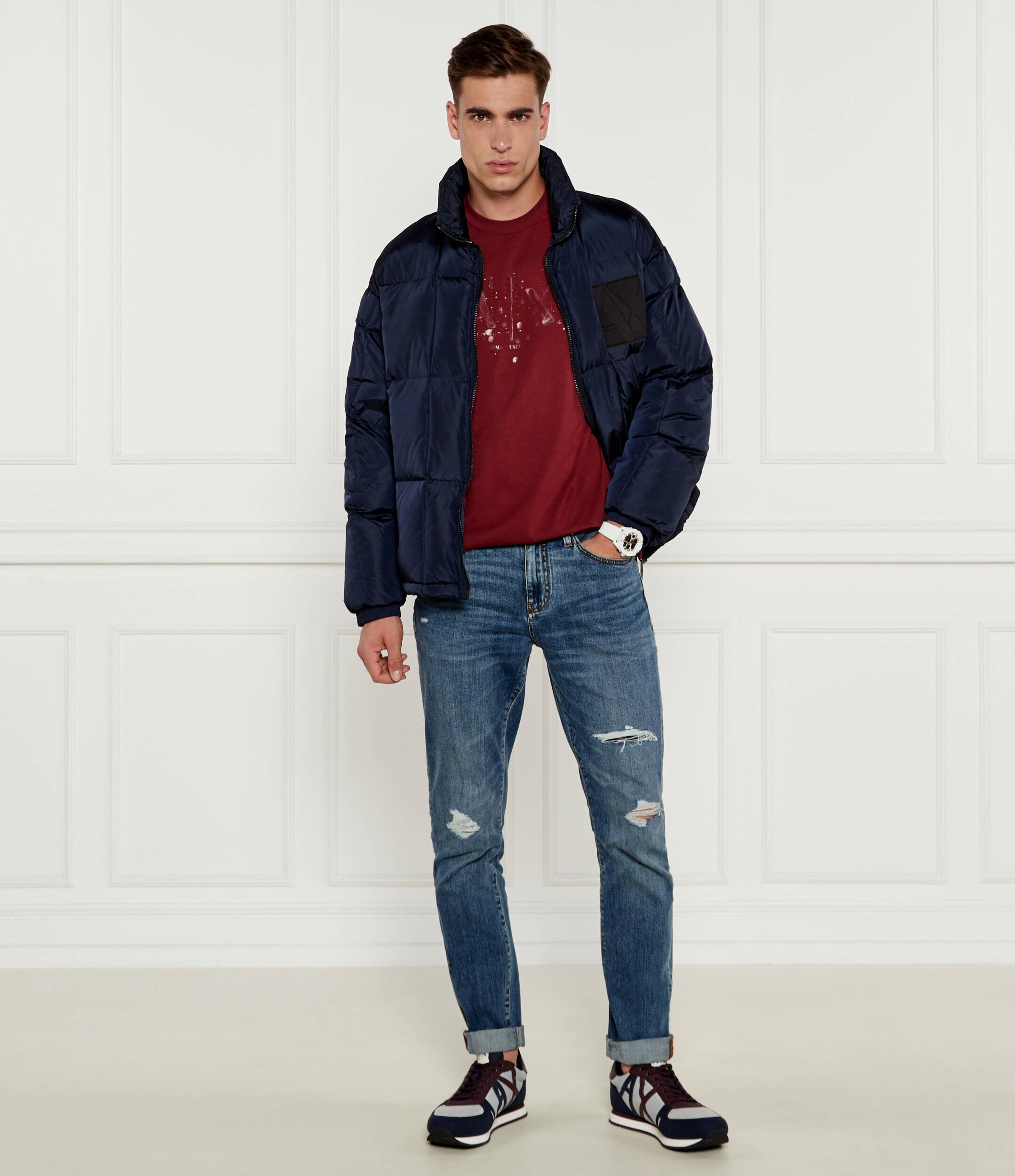 Armani Exchange De puf geacă | Regular Fit