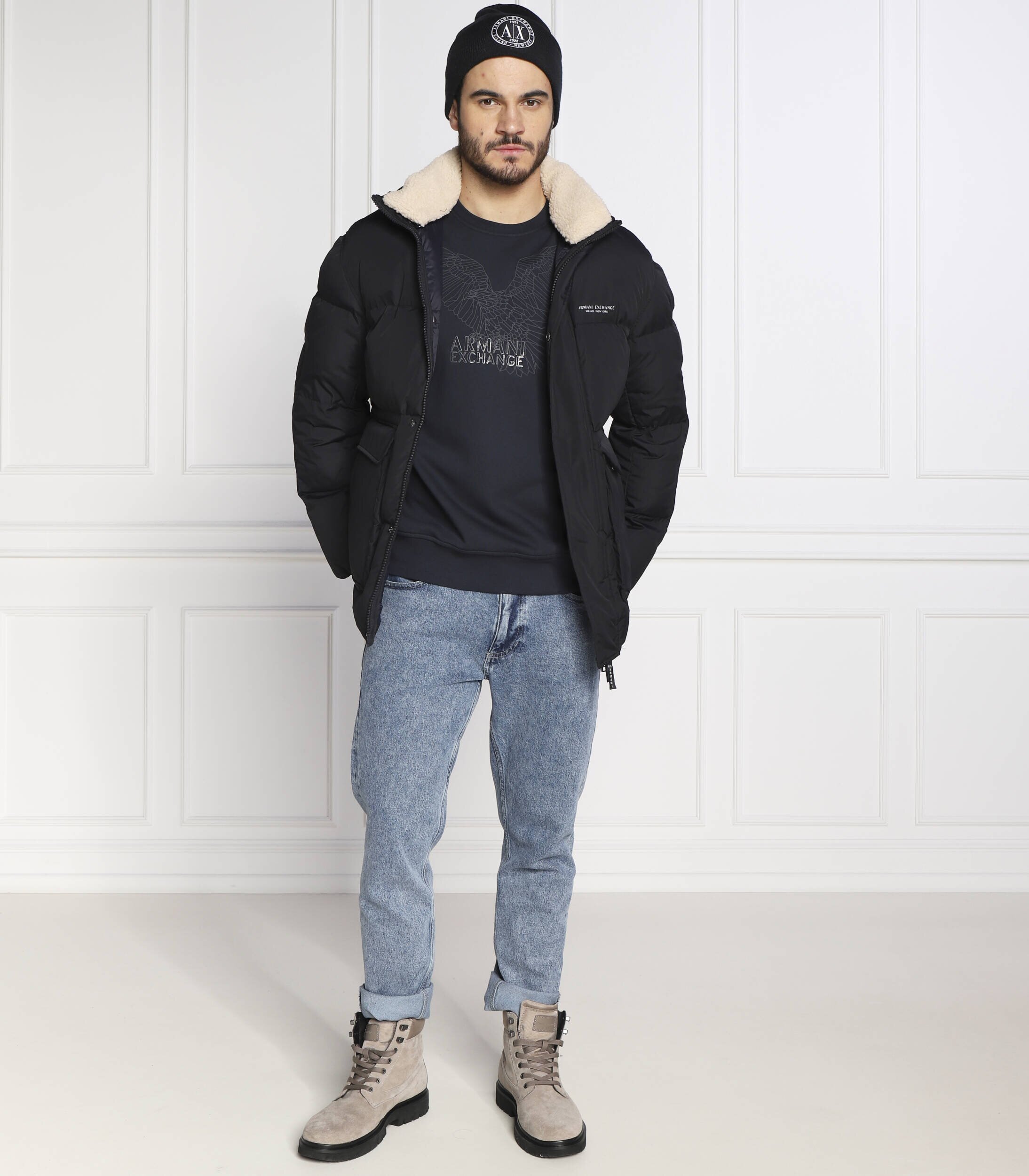 Armani Exchange De puf geacă | Regular Fit