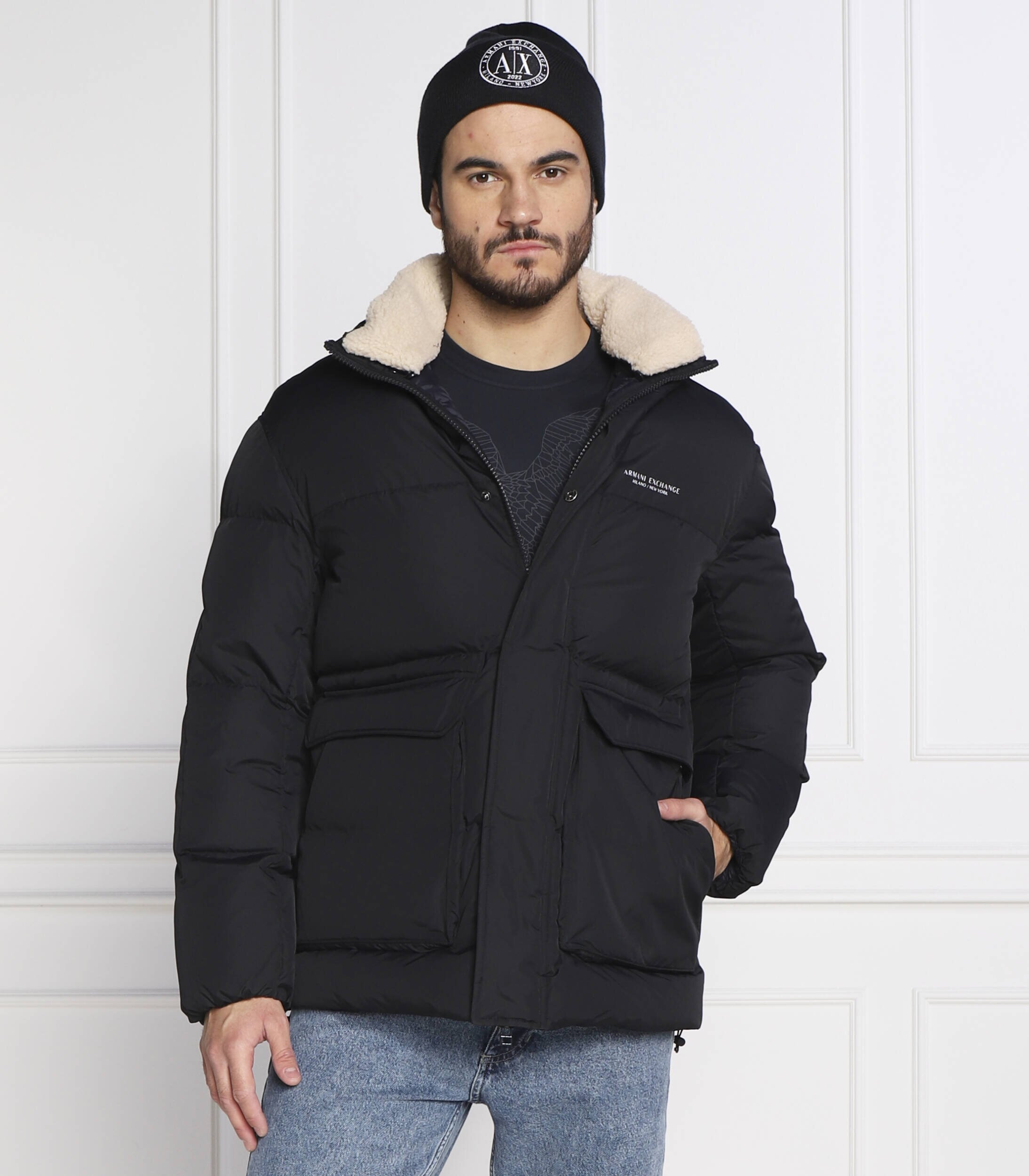 Armani Exchange De puf geacă | Regular Fit