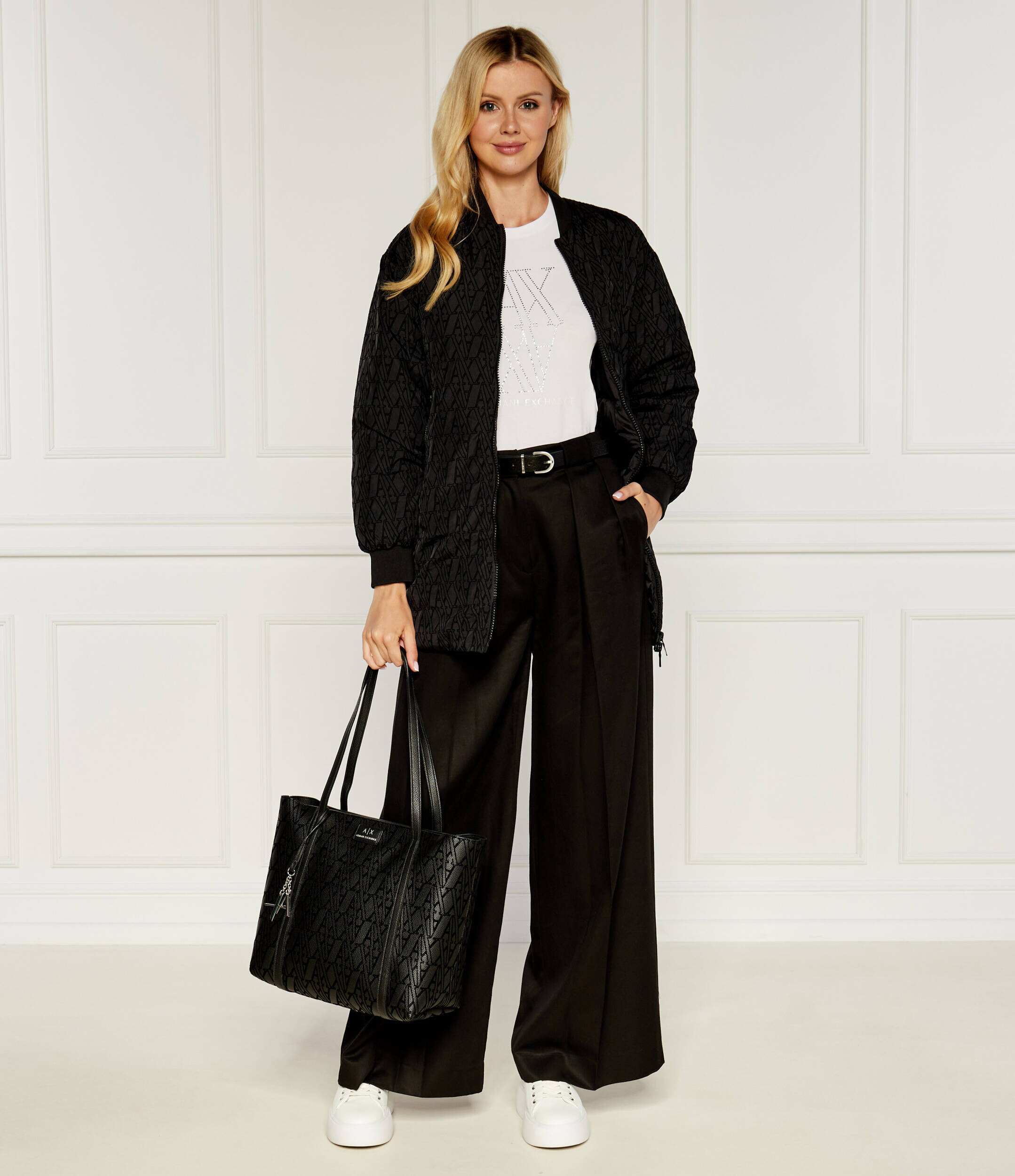 Armani Exchange Geacă bomber | Relaxed fit