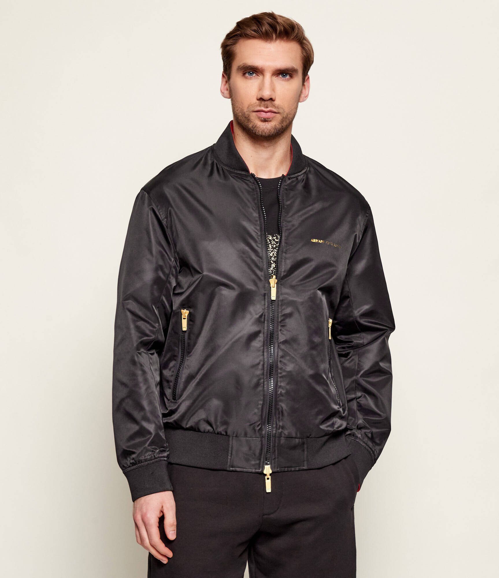 Armani Exchange Geacă cu două fețe bomber | regular fit