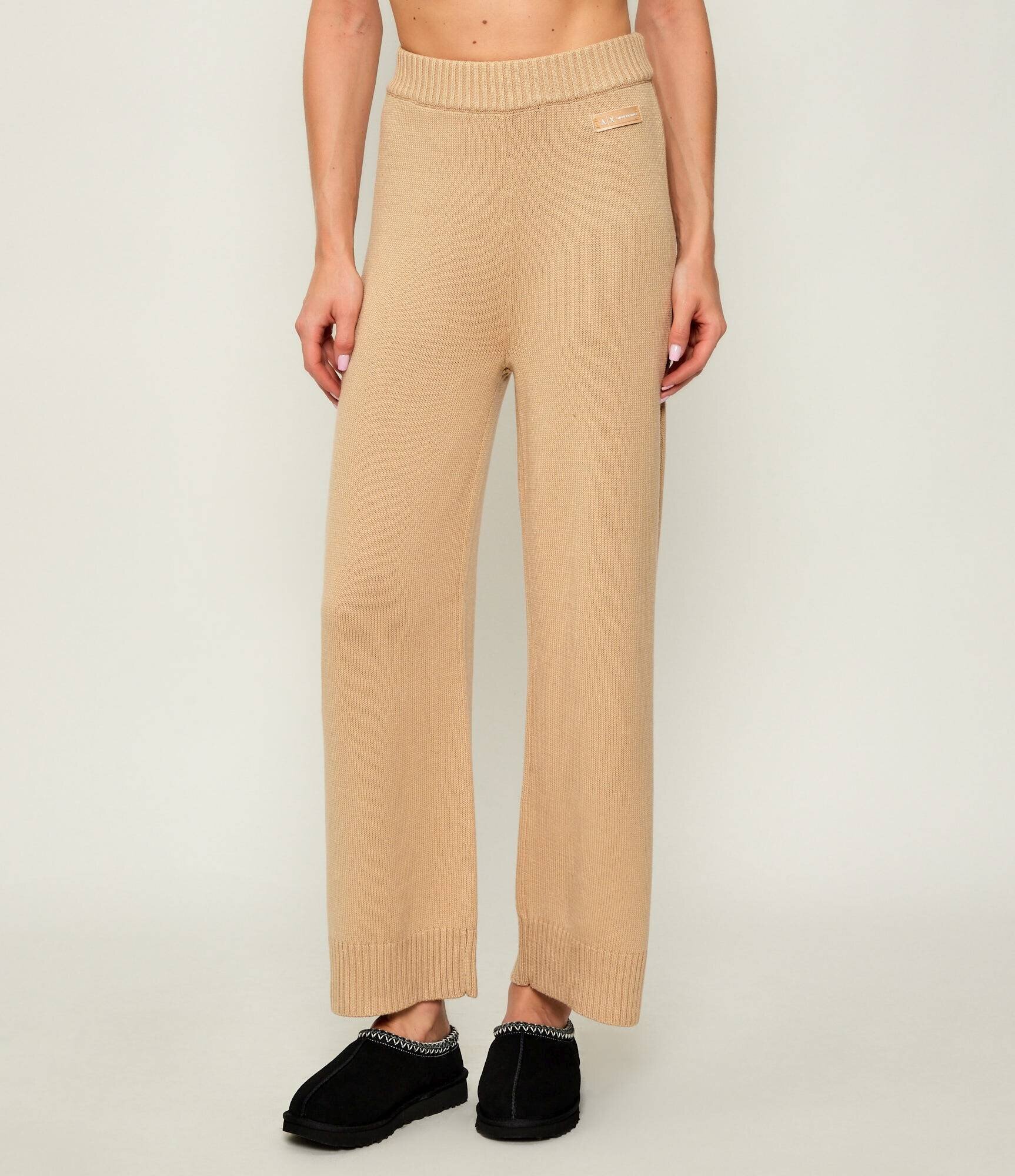 Armani Exchange Pantaloni | regular fit cu adaos de lână