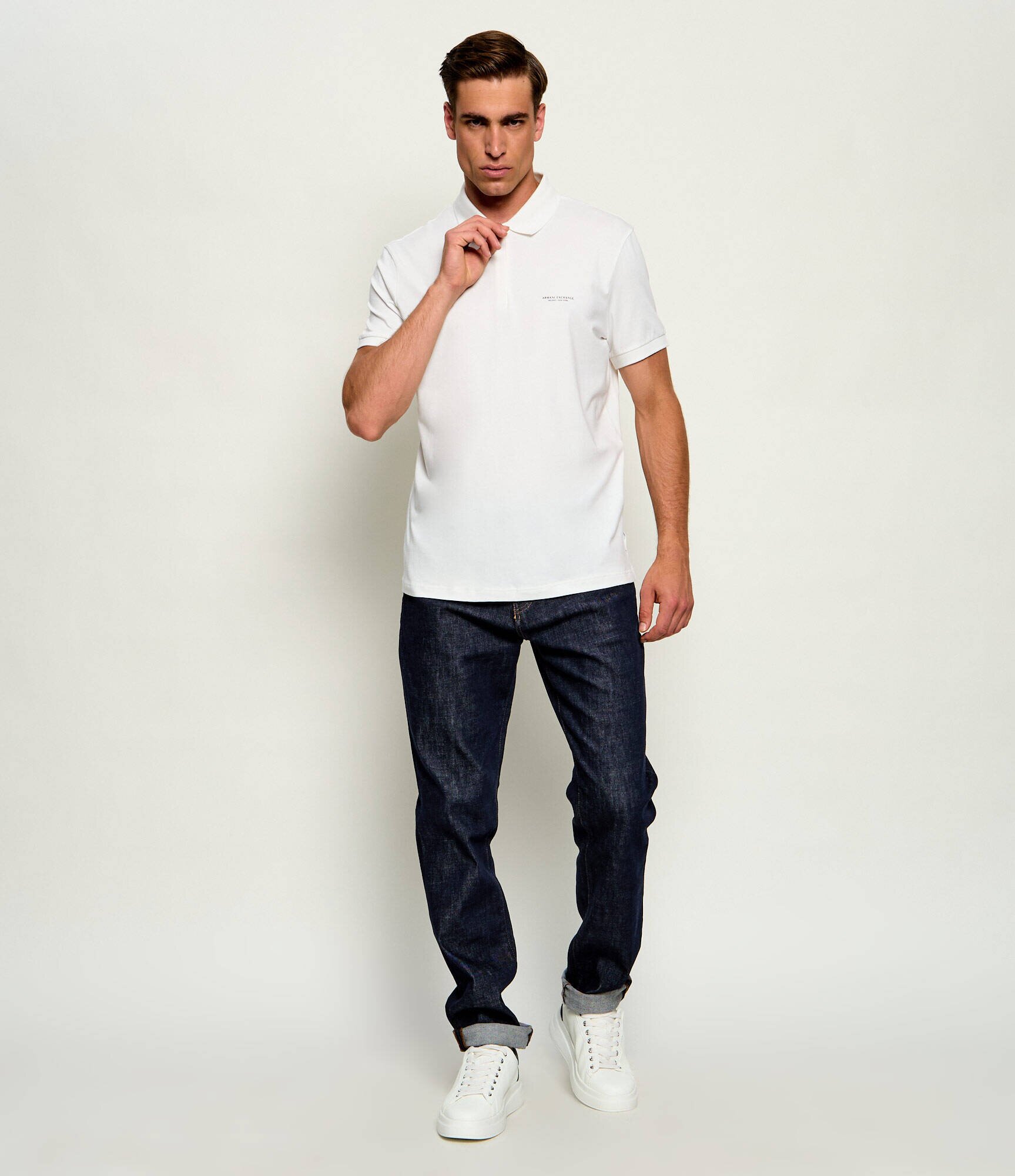 Armani Exchange Polo | Slim Fit | stretch