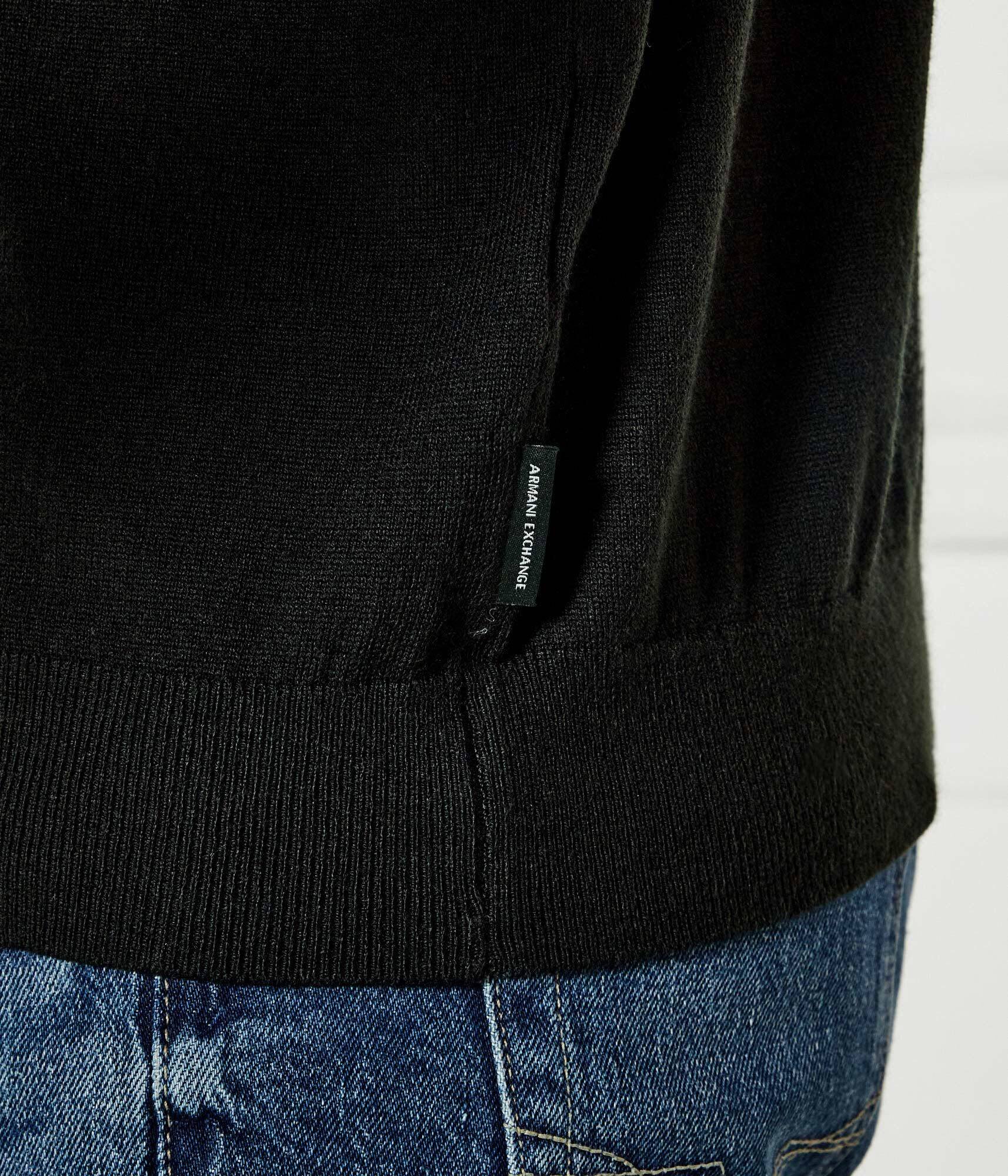 Armani Exchange Pulover | Regular Fit cu adaos de lână