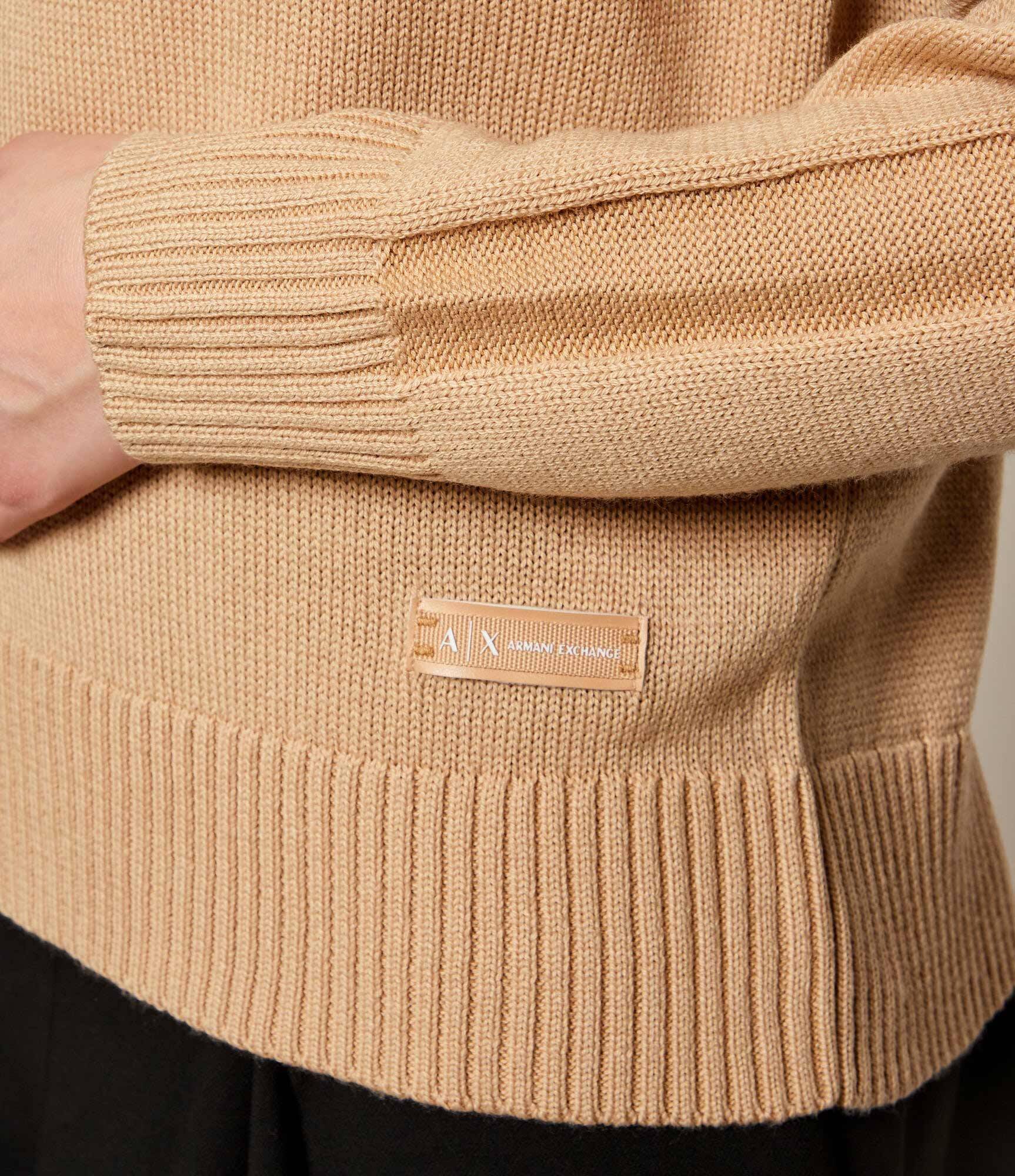 Armani Exchange Pulover | regular fit cu adaos de lână