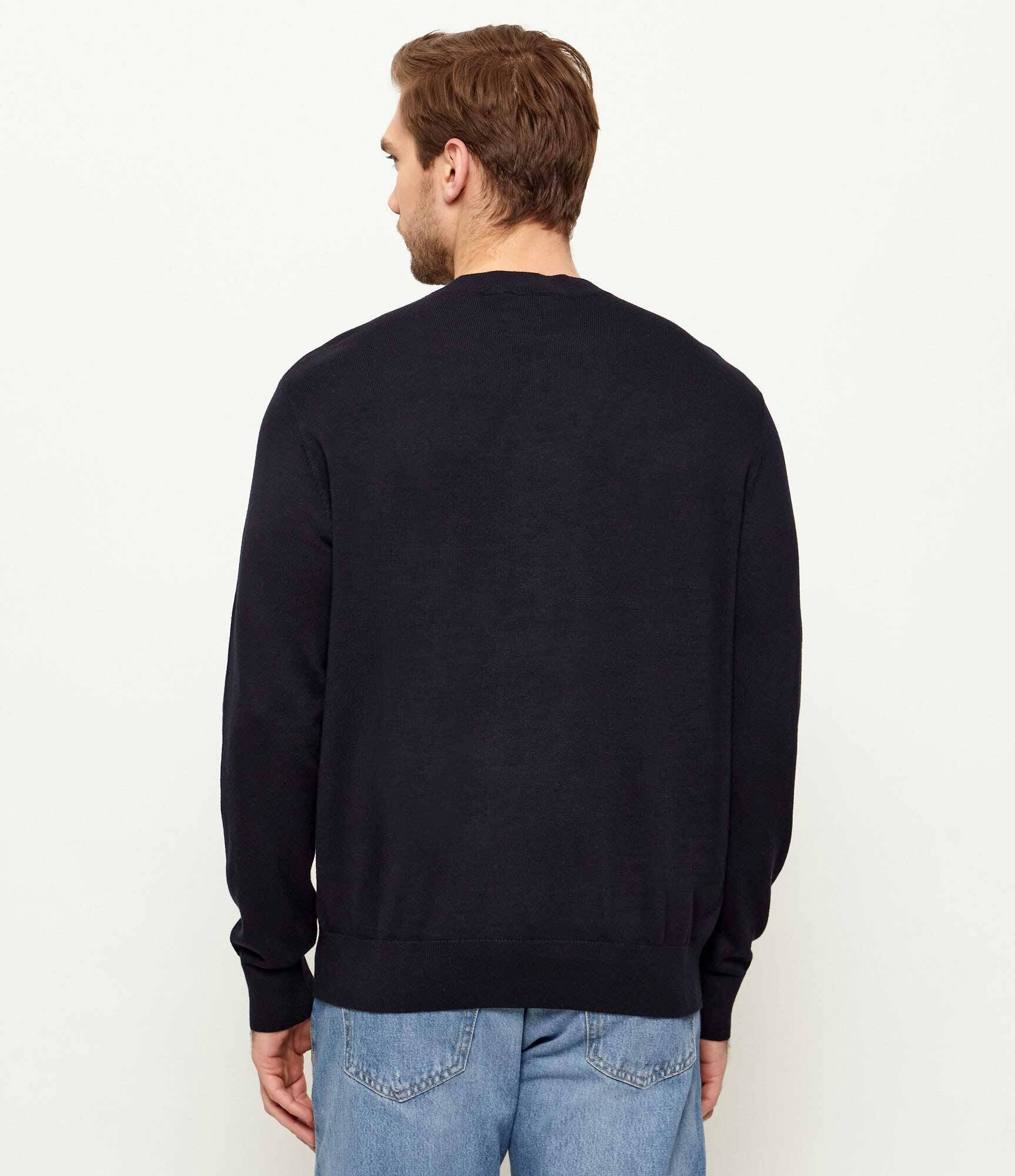 Armani Exchange Pulover | regular fit cu adaos de mătase
