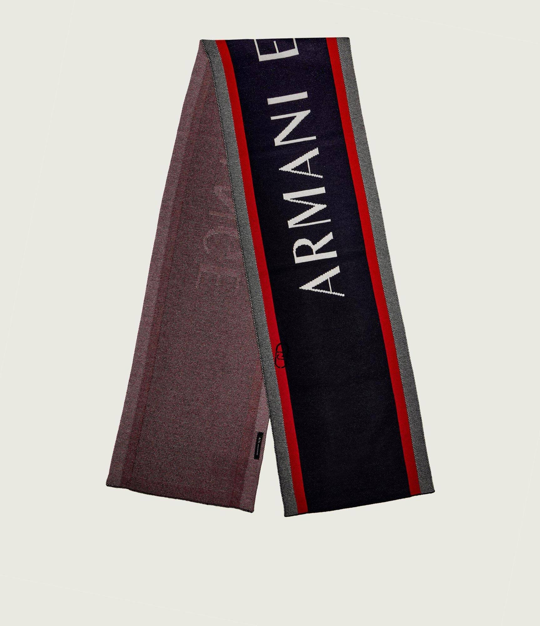 Armani Exchange Șal cu adaos de lână