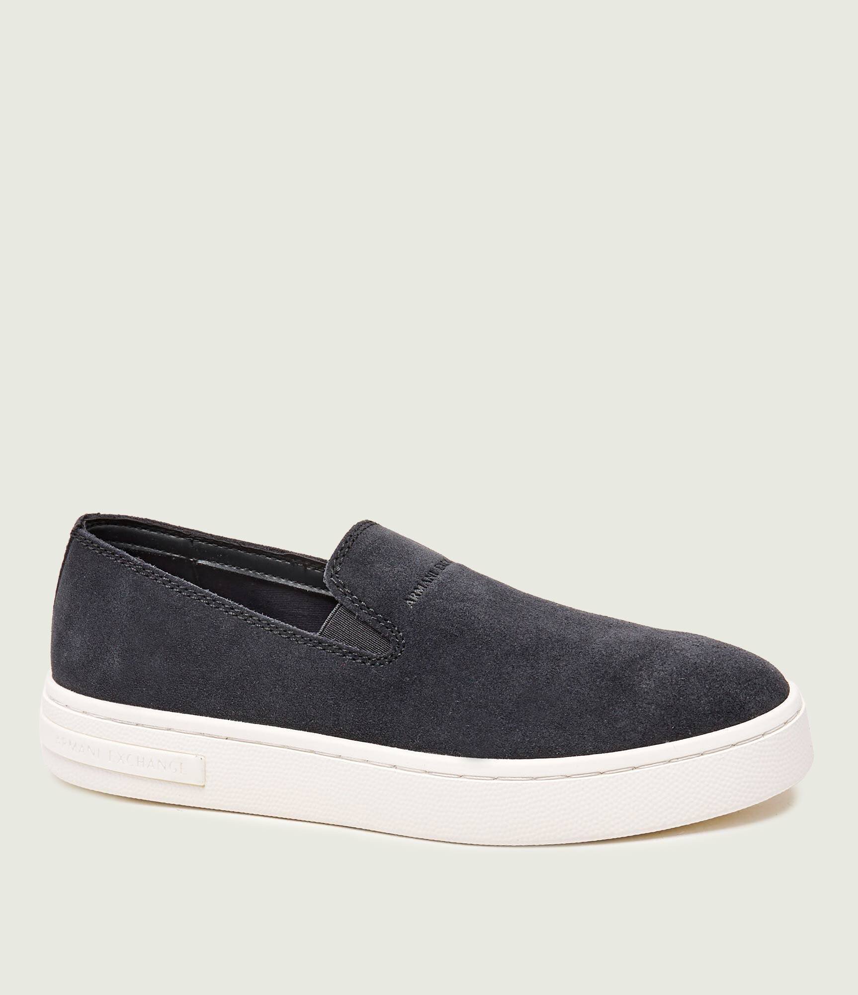 Armani Exchange Slip on | piele întoarsă
